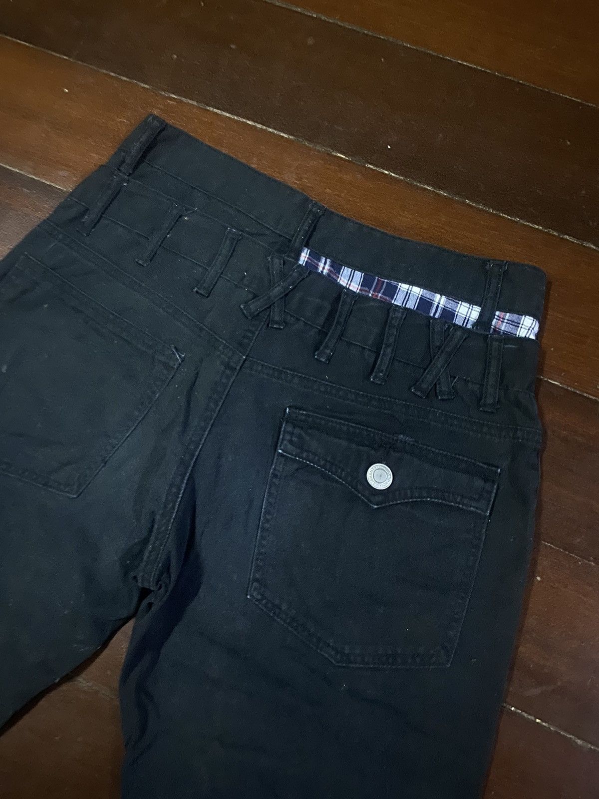Designer × Japanese Brand Fire double focus streetwear zipper double waist Size US 31 - 12 Thumbnail