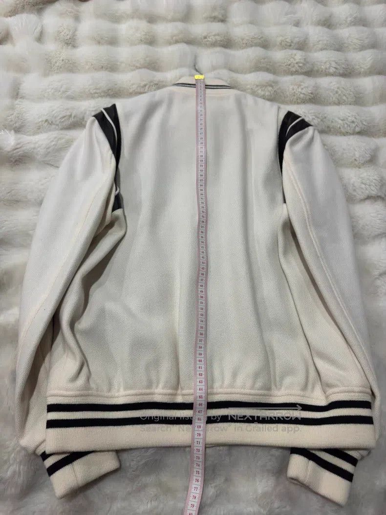 Saint Laurent Paris Saint Laurent Paris White Teddy Baseball Jacket Size US M / EU 48-50 / 2 - 8 Thumbnail