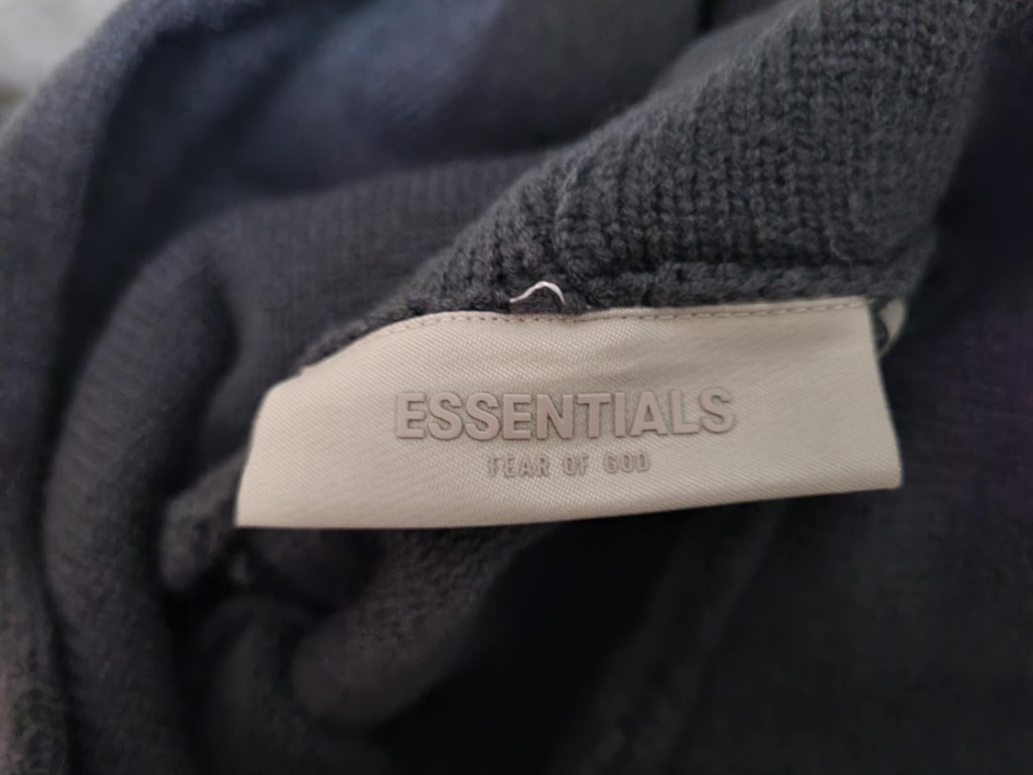 Fear of God sz S Fear of God Essentials 1977 Knit Hoodie Iron Size US S / EU 44-46 / 1 - 9 Thumbnail