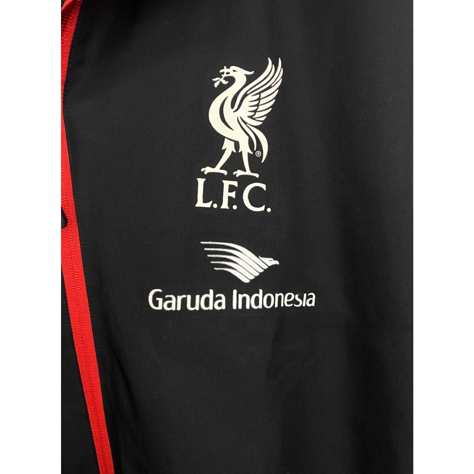New Balance New Balance Liverpool Zip Jacket Soccer Jersey Rare Retro XXL Multicolor Black/Red Mens Jacket Size US XXL / EU 58 / 5 - 4 Thumbnail