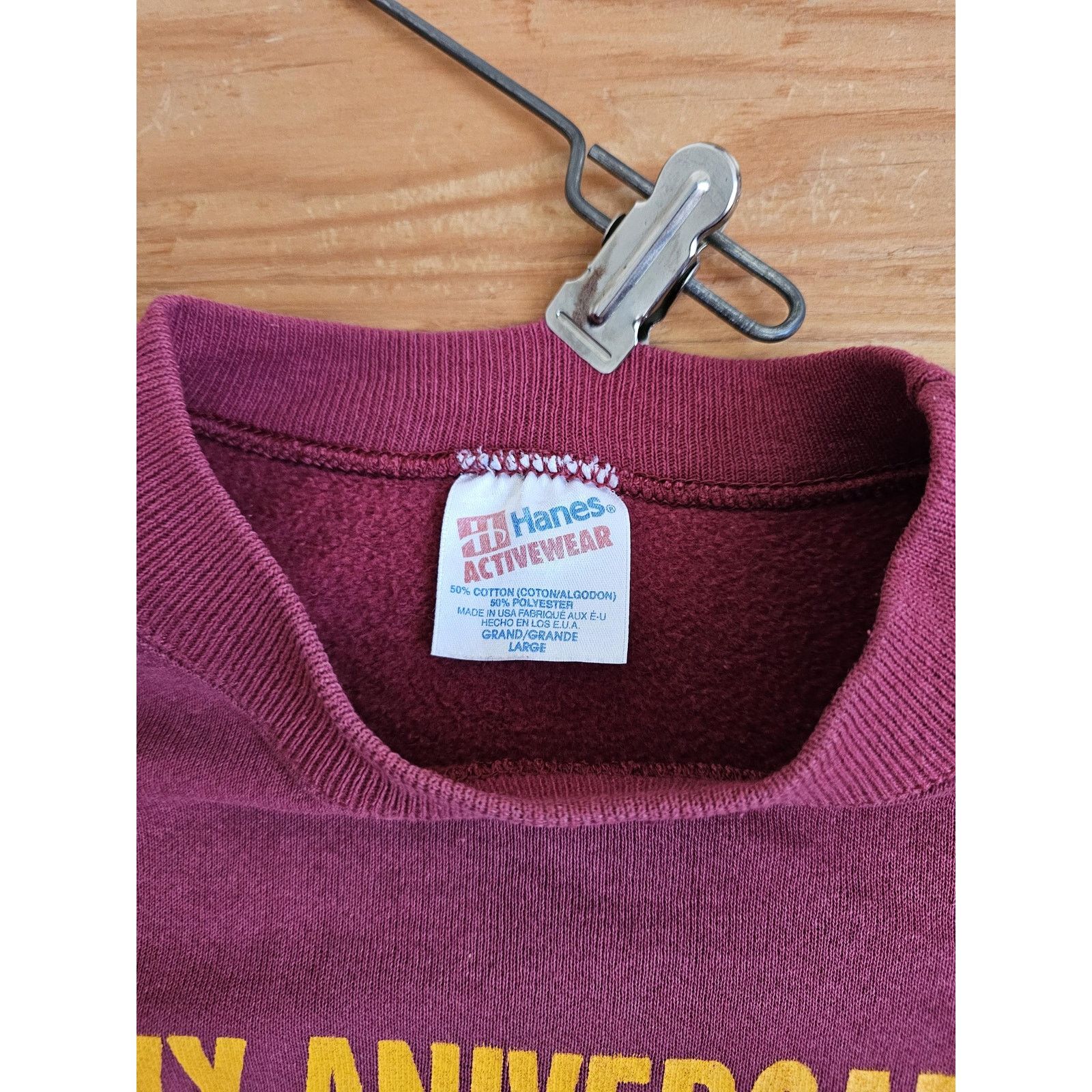 Hanes Mighty Mouse Graphic Nogales Mexico Red Sweatshirt L 1990s Size US L / EU 52-54 / 3 - 3 Thumbnail