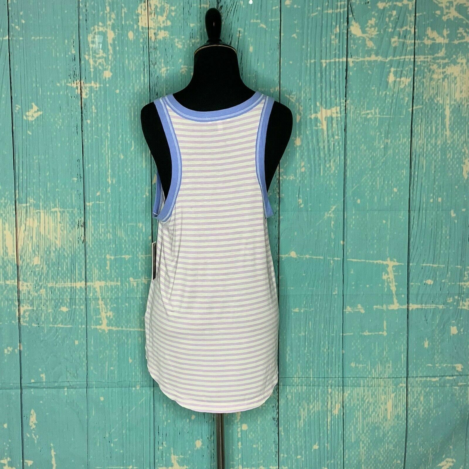Juicy Couture Juicy Couture Purple White Stripe Racerback Tank Top size M Size M / US 6-8 / IT 42-44 - 5 Thumbnail