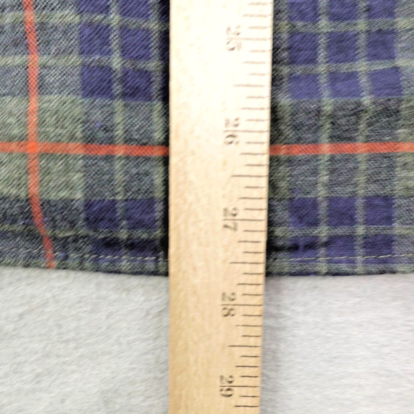 johnnie-O Johnnie O Shirt Mens Medium Blue Green Plaid Flannel Button-Up Casual Hangin Out, Pocket, Cotton, Long Sleeve, Button, Everyday Wear Size US M / EU 48-50 / 2 - 7 Thumbnail