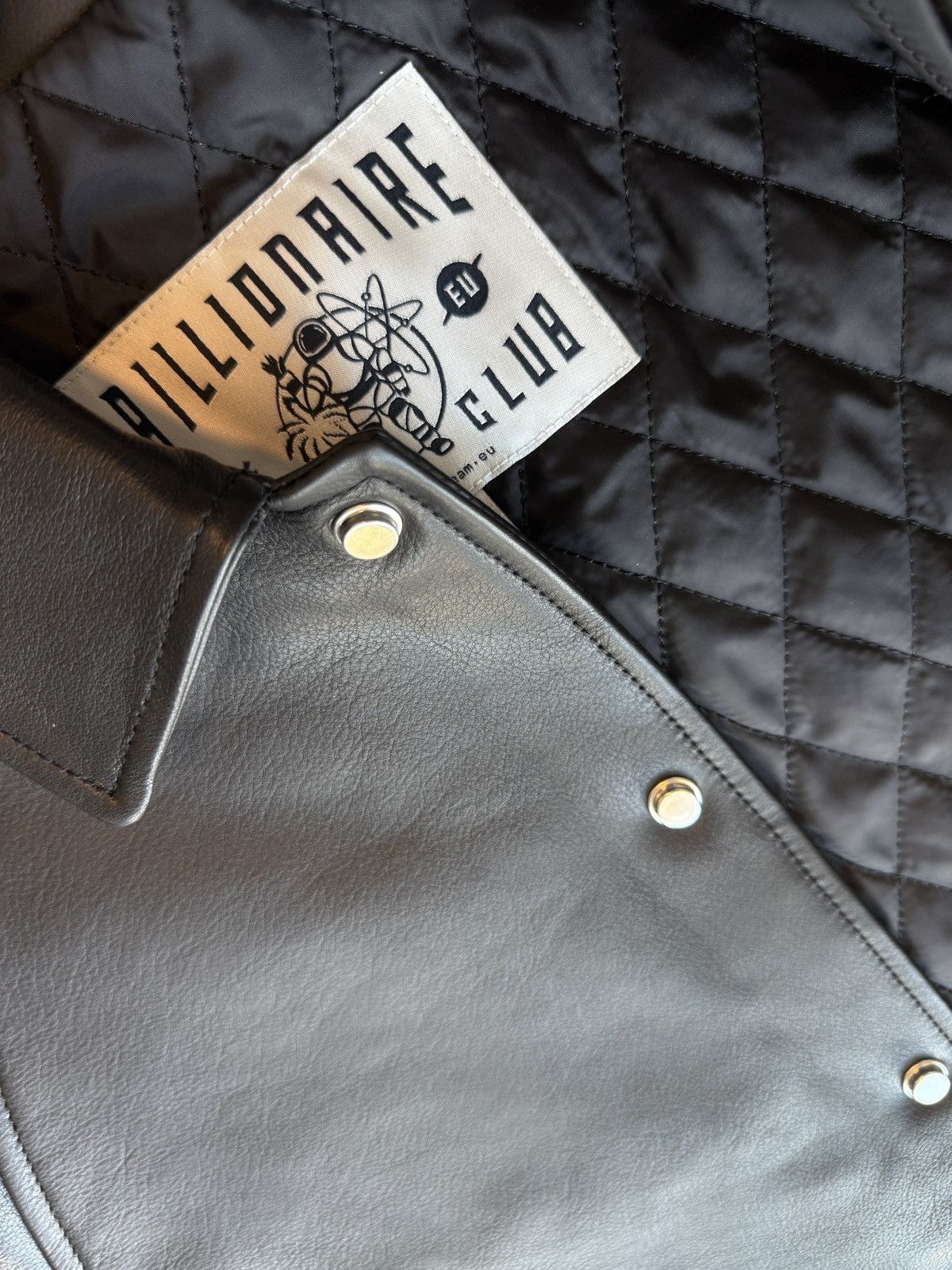 Billionaire Boys Club BILLIONAIRE BOYS CLUB LEATHER COACH JACKET- BLACK, size S Size US S / EU 44-46 / 1 - 10 Thumbnail