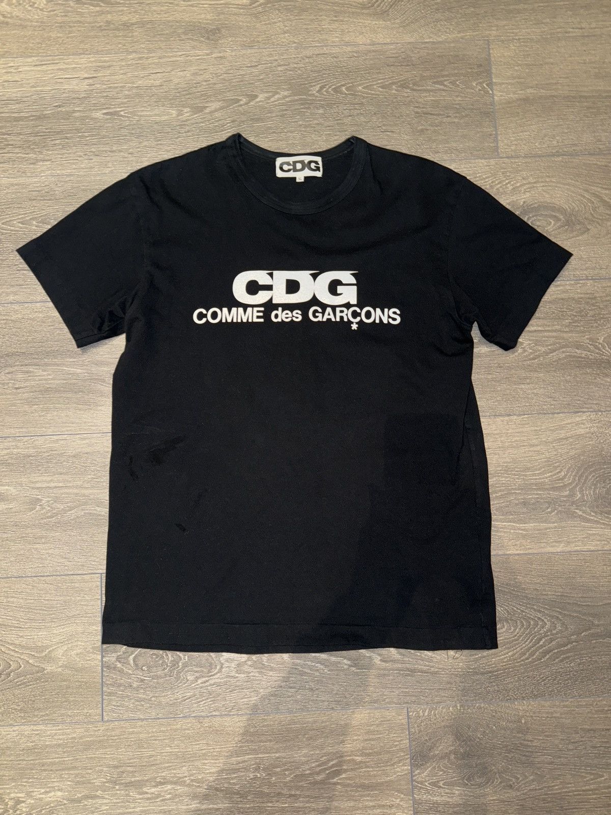 image of Comme Des Garcons T-Shirt in Black, Men's (Size XL)