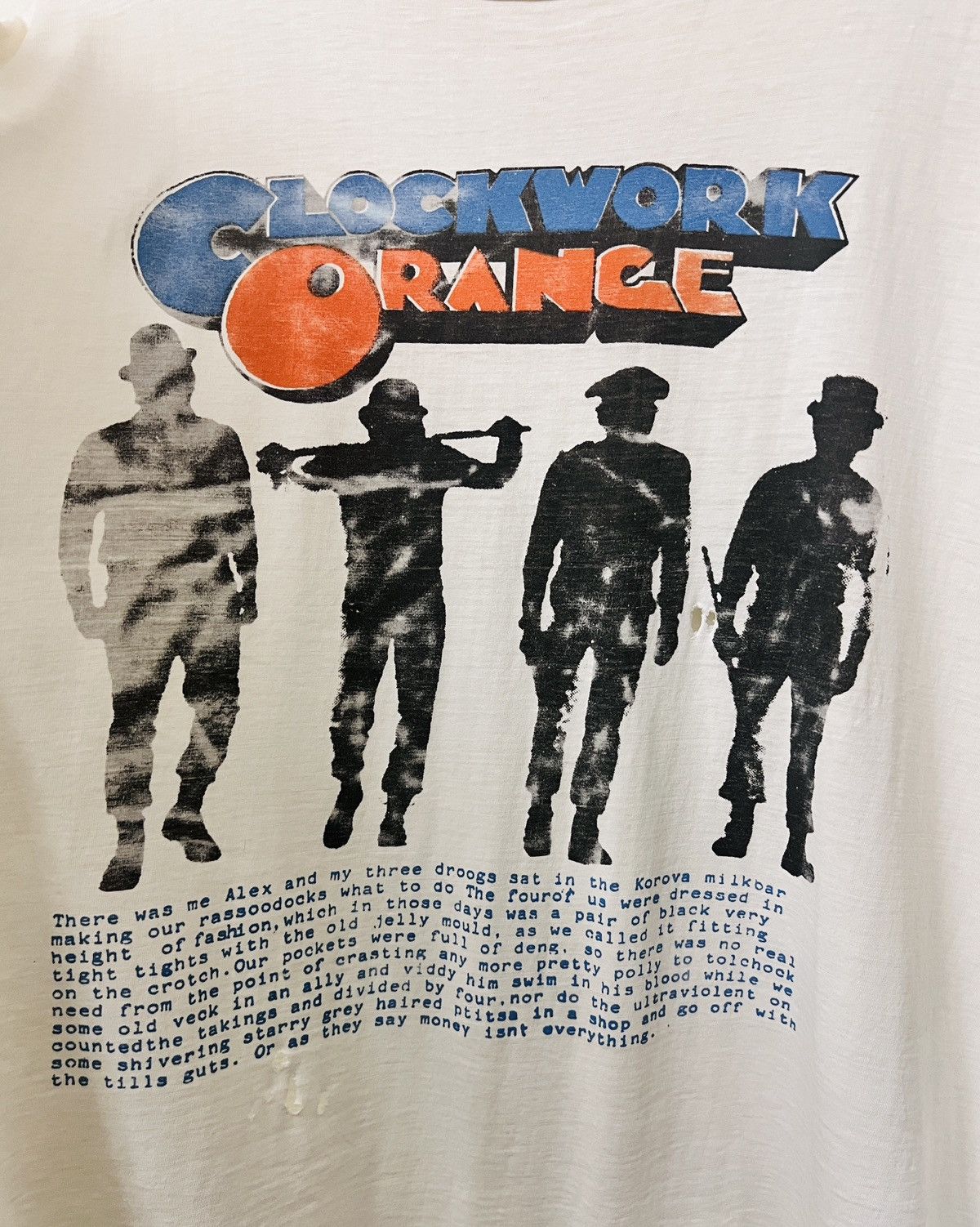 Vintage Vintage Original 70s/80s Clockwork Orange Movie Promo Shirt Size US XL / EU 56 / 4 - 5 Thumbnail