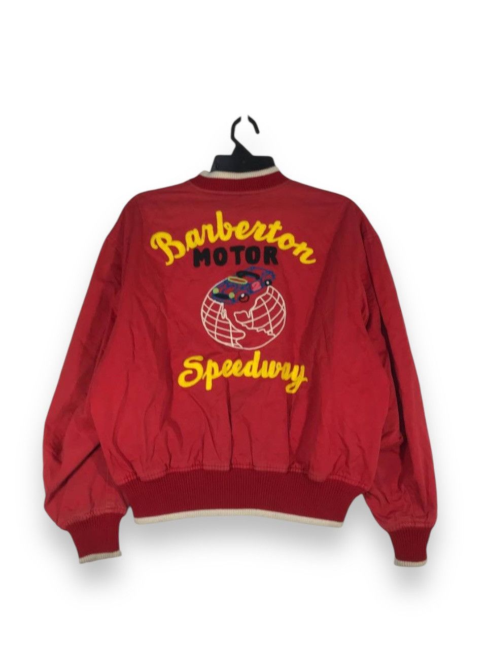 Vintage Akafuzi barberton motor speedway riversable jacket Size US L / EU 52-54 / 3 - 1 Thumbnail