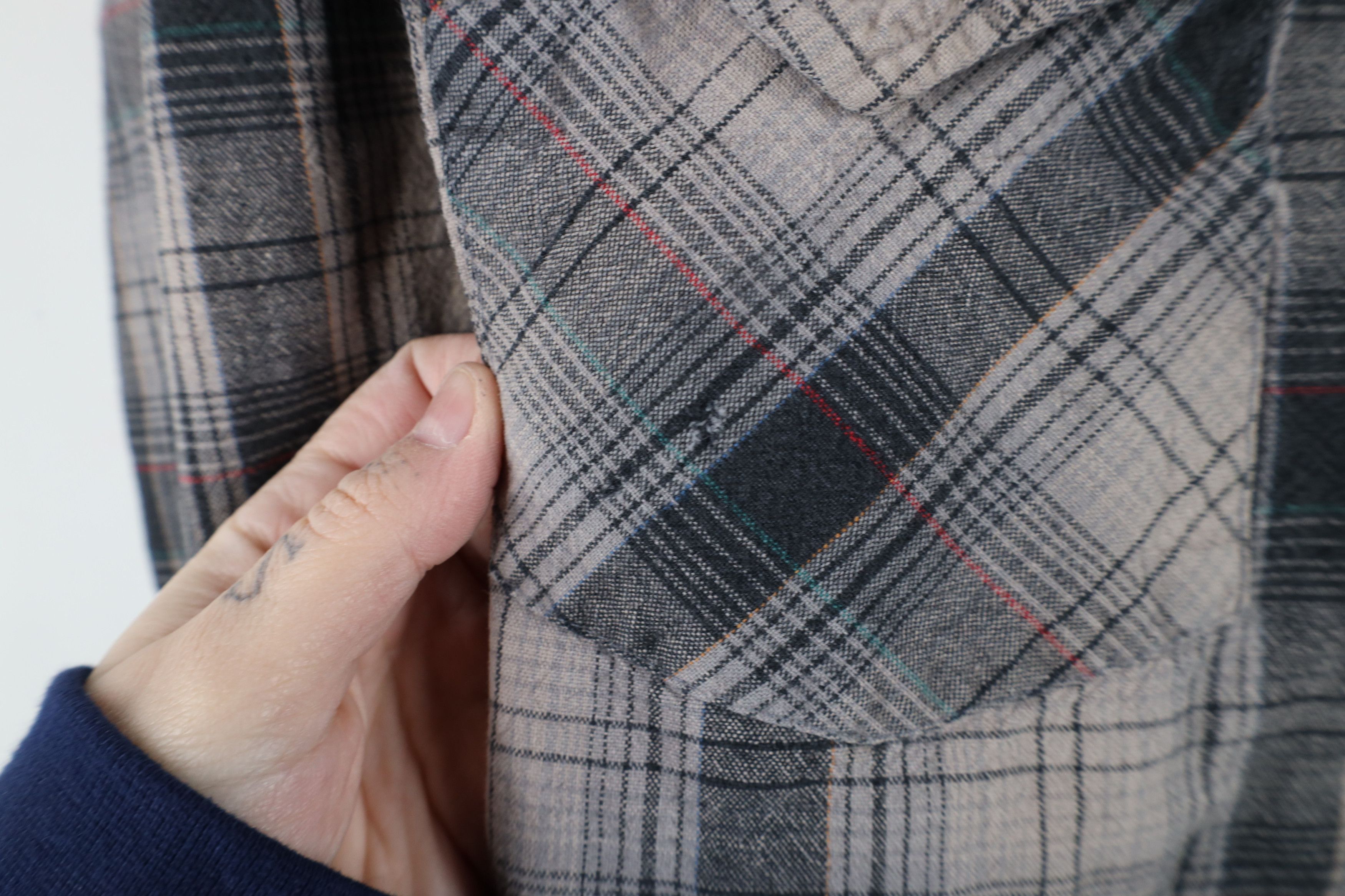 Vintage West Coast Choppers Jesse James Snap Button Shirt Plaid Size US M / EU 48-50 / 2 - 5 Thumbnail
