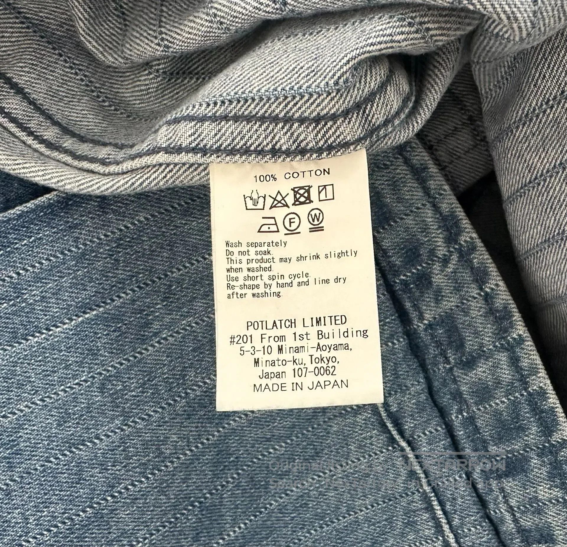 Cav Empt indigo oversized denim jacket with pockets. Size US XL / EU 56 / 4 - 3 Thumbnail