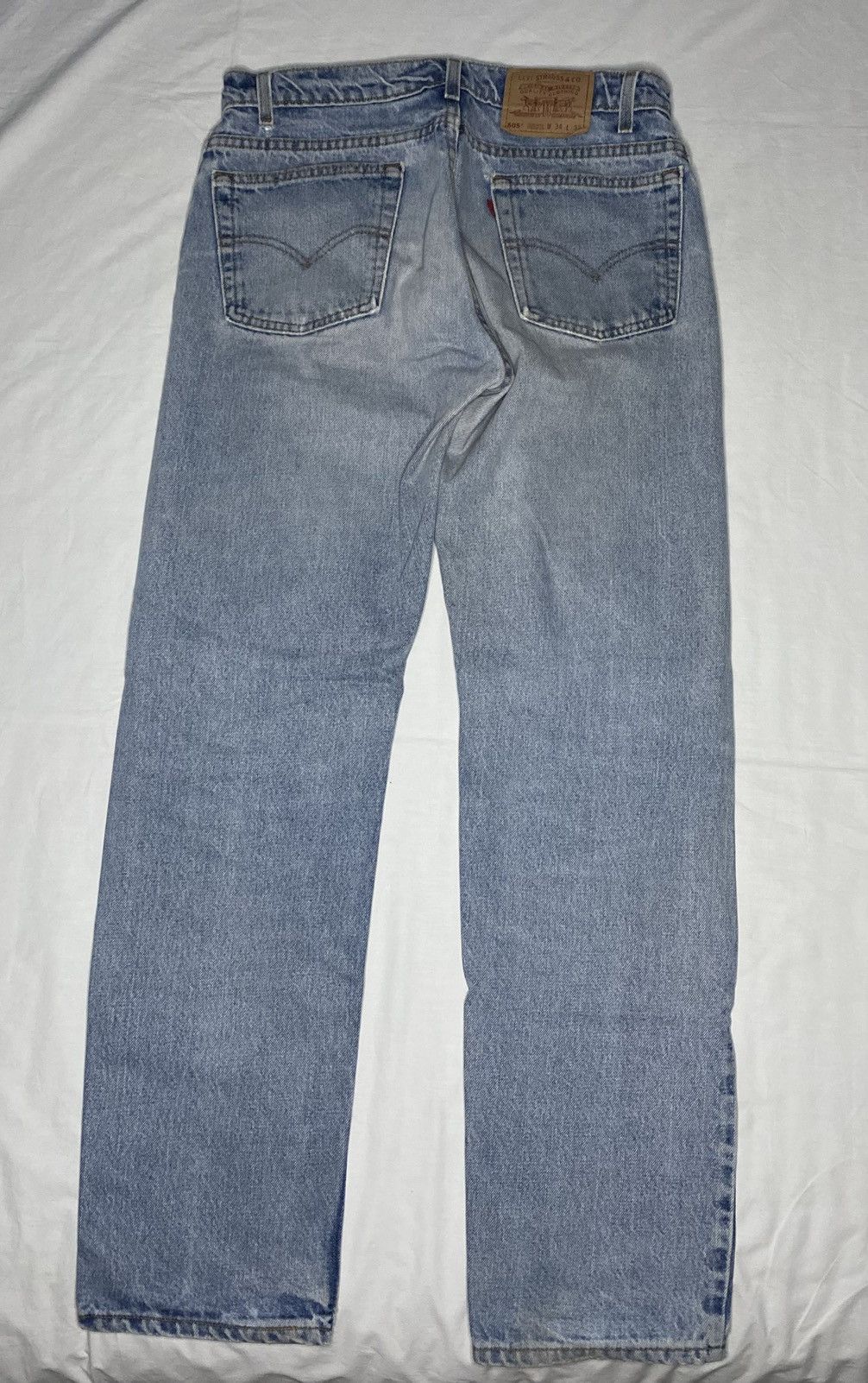 Levi's VTG Levis 505 Jeans 34x32 Stonewash Straight Leg Blue Denim Size US 34 / EU 50 - 2 Thumbnail