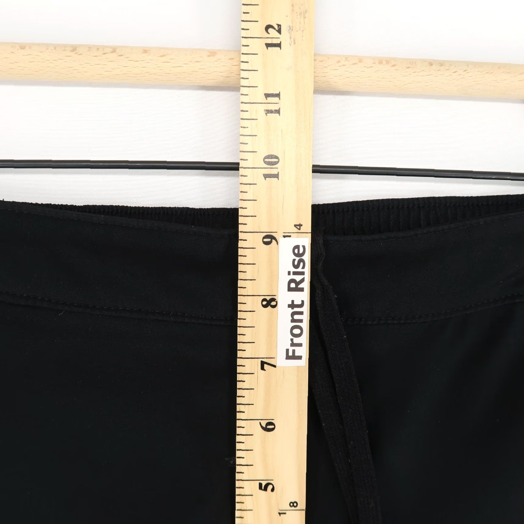 Nike Nike Track Pants Womens L Black Drawstring Waist Athletic Training Size 36" / US 14 / IT 50 - 7 Thumbnail