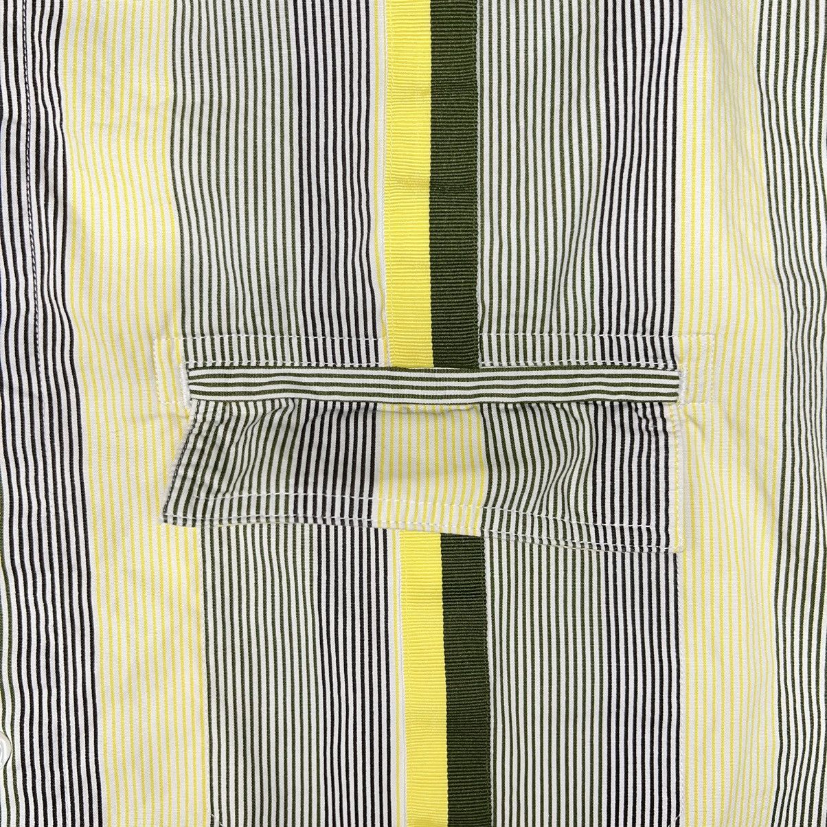 Akademiks Akademiks Button Shirt Striped Yellow Collared Pocket Y2K Size US XL / EU 56 / 4 - 6 Thumbnail