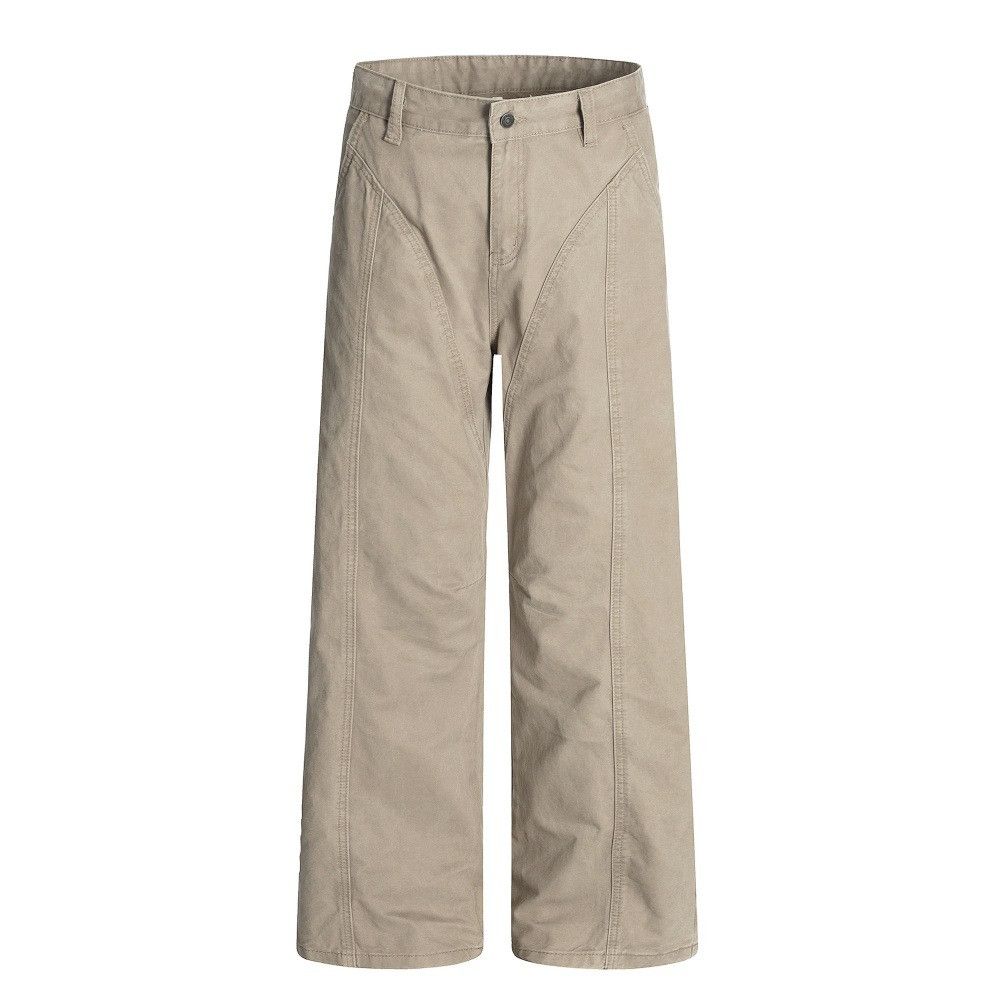 Japanese Brand × Jean Trendy street men's straight casual wide-leg cargo jeans Size US 32 / EU 48 - 1 Thumbnail