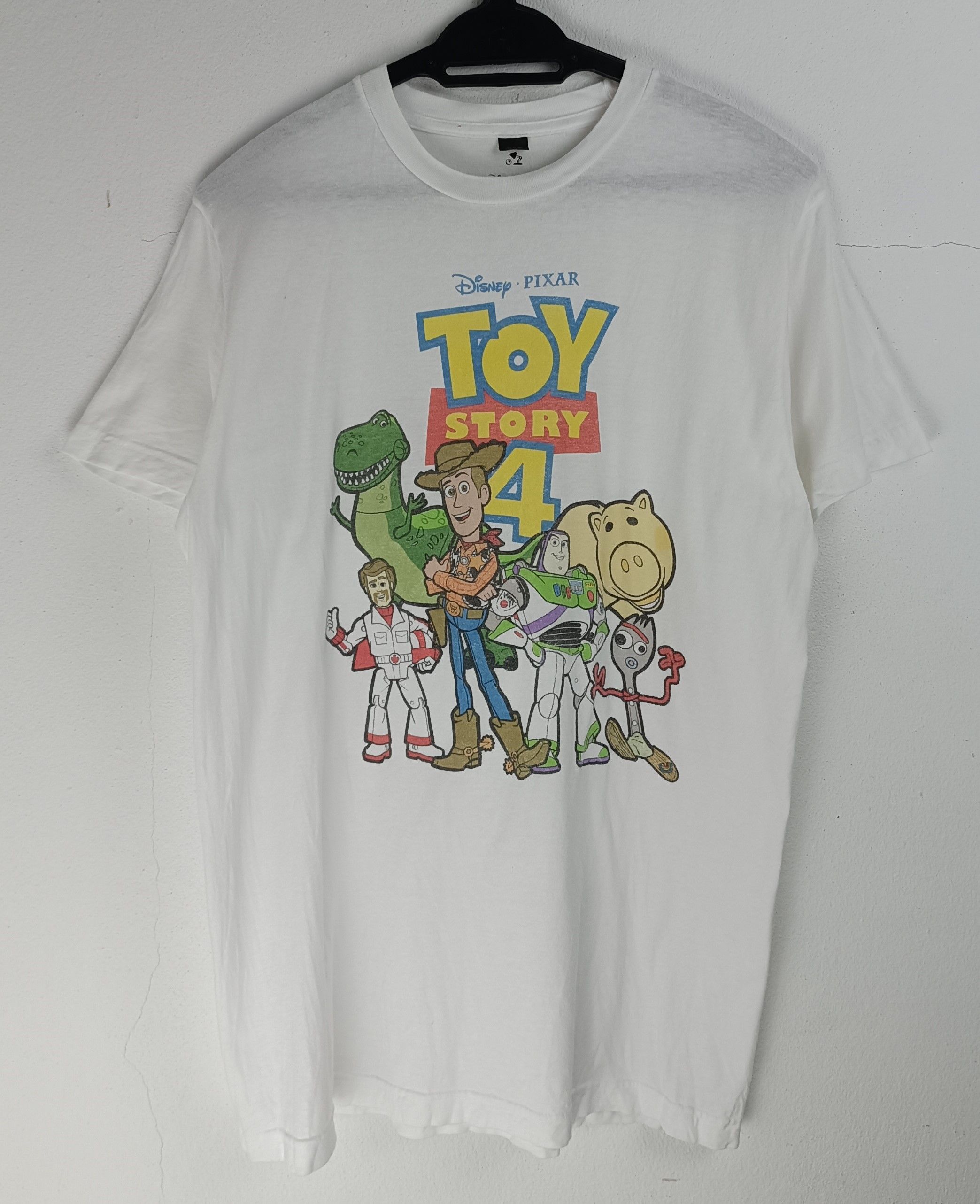 Disney TOY STORY 4 CARTOON ANIMATION WOODY BUZZ FUNNY TEE Size US M / EU 48-50 / 2 - 3 Thumbnail