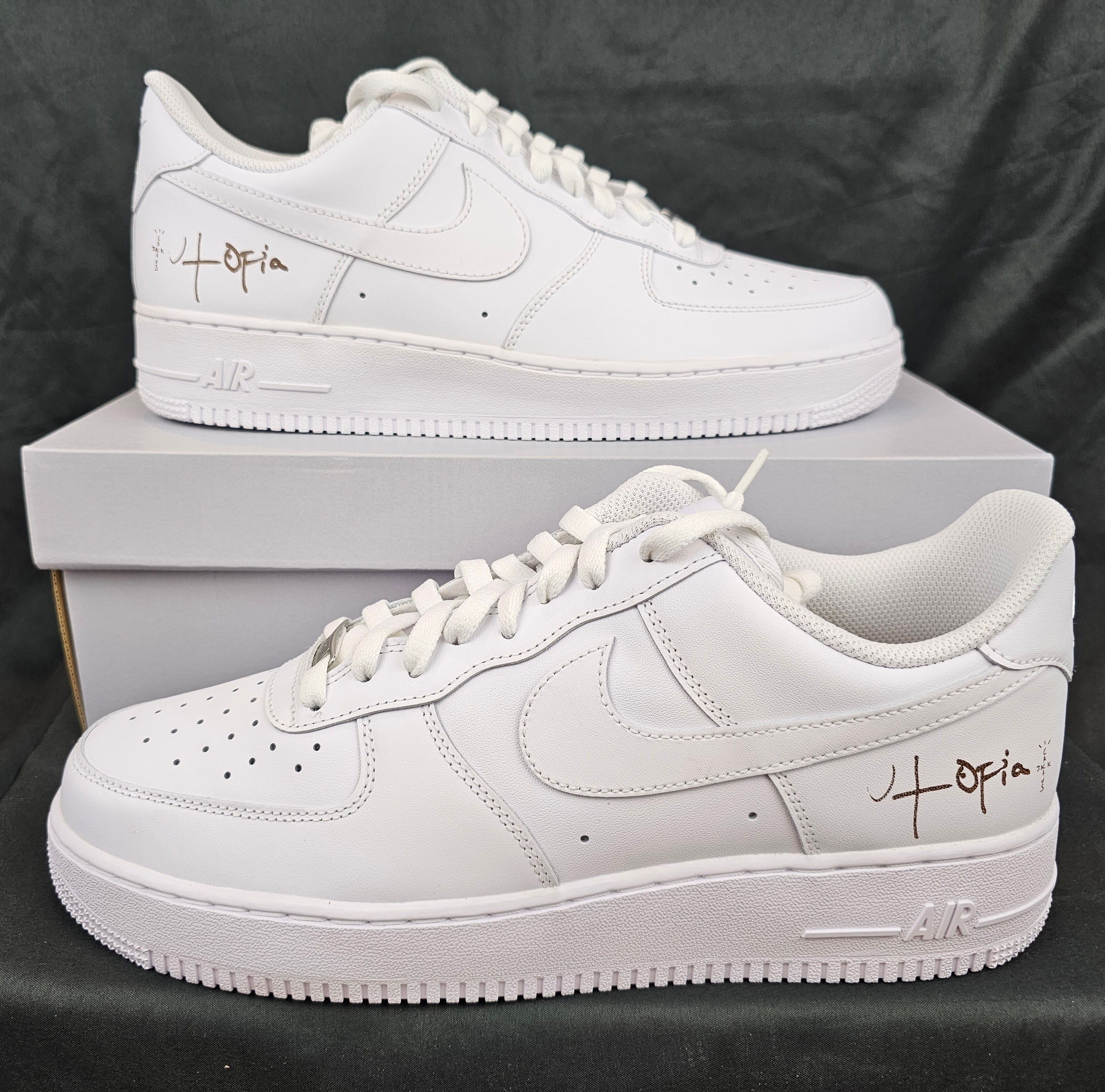 Nike × Travis Scott Nike Air Force 1 Low '07 Utopia Travis Scott Cactus Jack Size US 12 / EU 45 - 2 Thumbnail