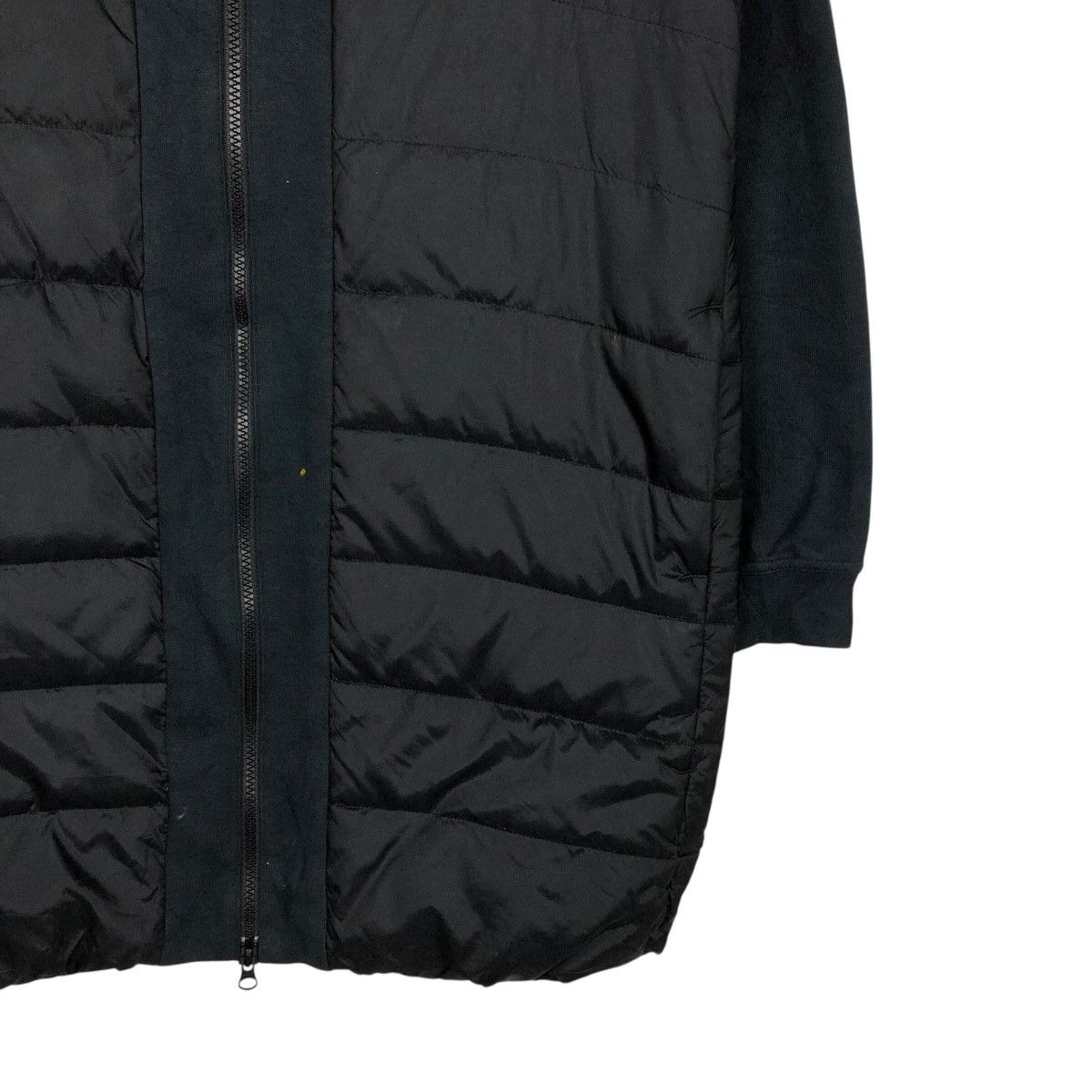 Nike 📌Rich Black Running Quilted Puffer Jacket Nike Hoodie Size US L / EU 52-54 / 3 - 6 Thumbnail