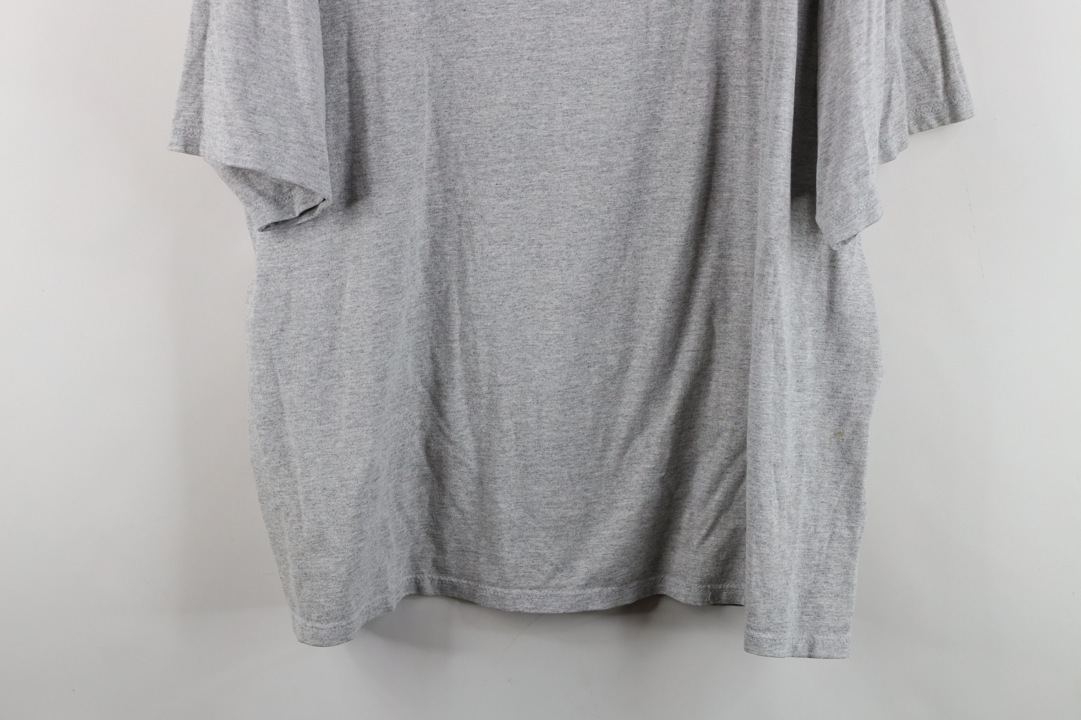 Vintage Vintage 90s Streetwear Pocket T-Shirt Heather Gray USA Size US XL / EU 56 / 4 - 11 Thumbnail