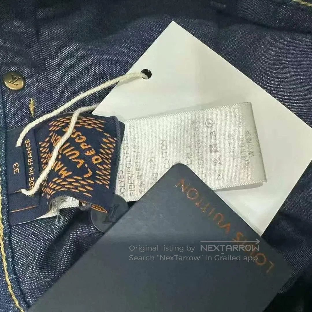 Louis Vuitton louis vuitton embroidered denim shorts size 33. Size US 33 - 7 Thumbnail