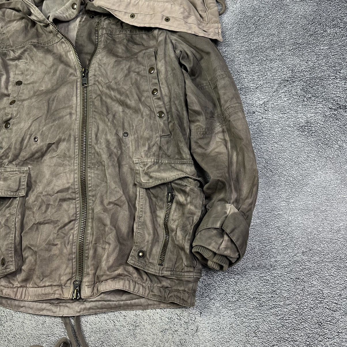 Allsaints AllSaints Parka Jacket Gray Faded Avant Garde Size US M / EU 48-50 / 2 - 11 Thumbnail