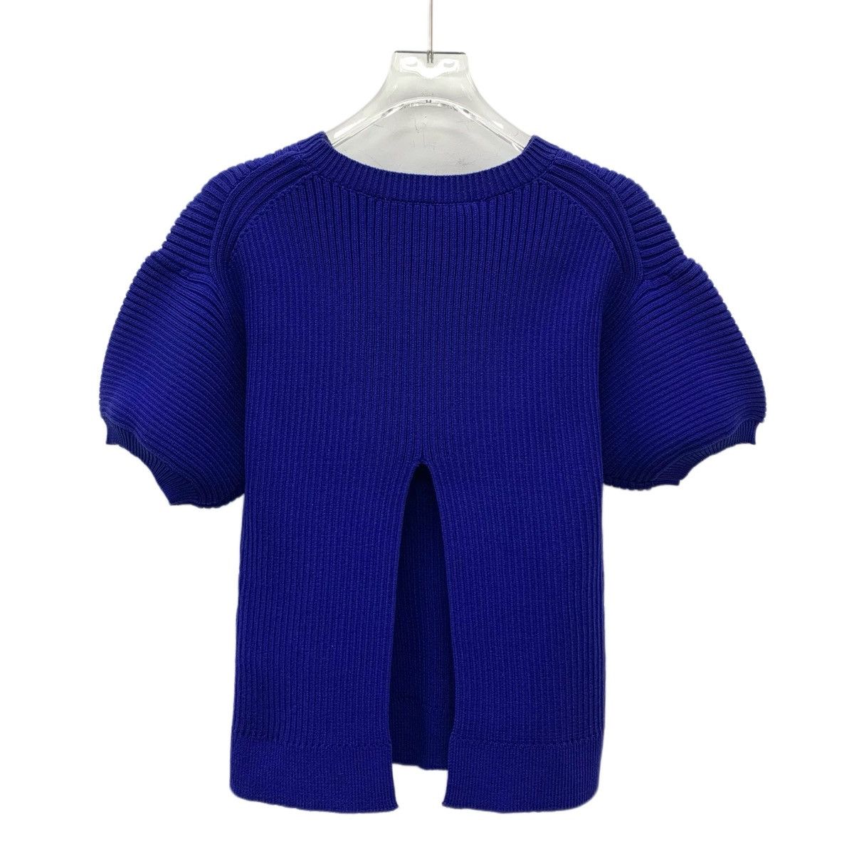 Sacai Sacai Luck Crew Neck Bubble Short Sleeve Knit Top K26WX Size M / US 6-8 / IT 42-44 - 2 Thumbnail