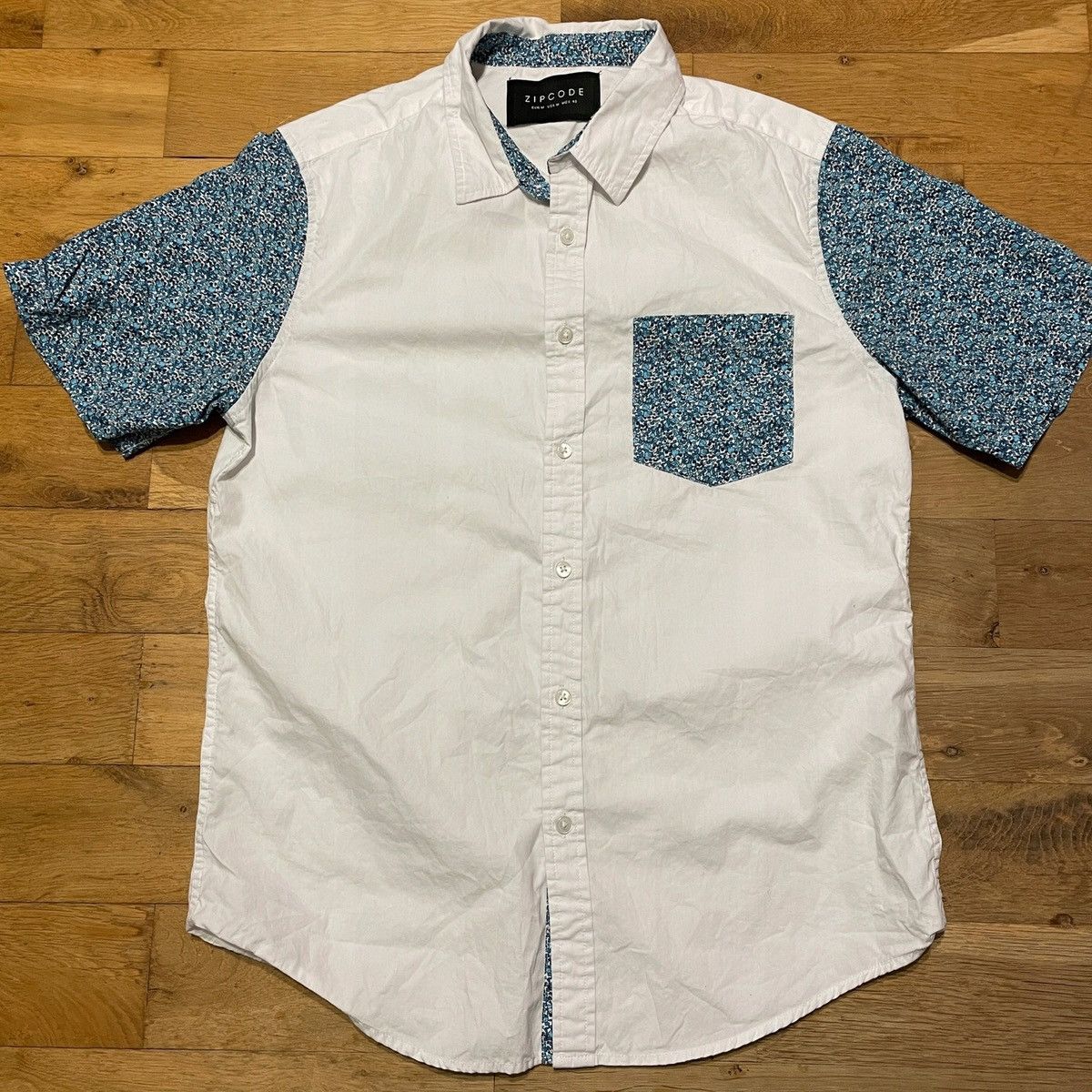 Vintage ZipCode mens fashionable Summer shirt size M Size US M / EU 48-50 / 2 - 1 Thumbnail