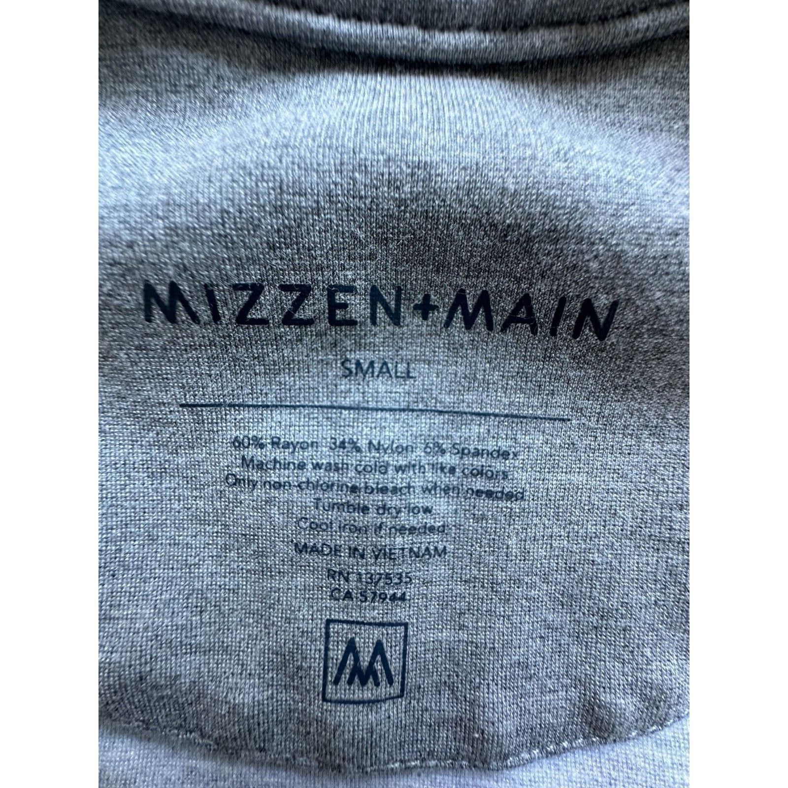 Mizzen+Main Mizzen Main pullover Gray Sweater Men size S -1/4 Zip Size US S / EU 44-46 / 1 - 3 Thumbnail