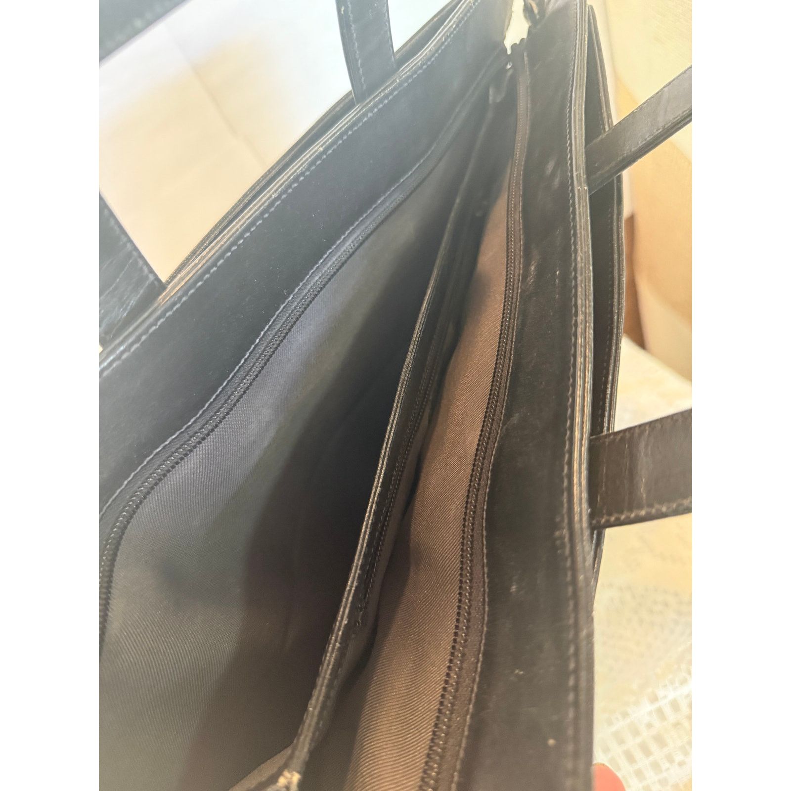 & Other Stories Black Leather Briefcase Size ONE SIZE - 4 Thumbnail