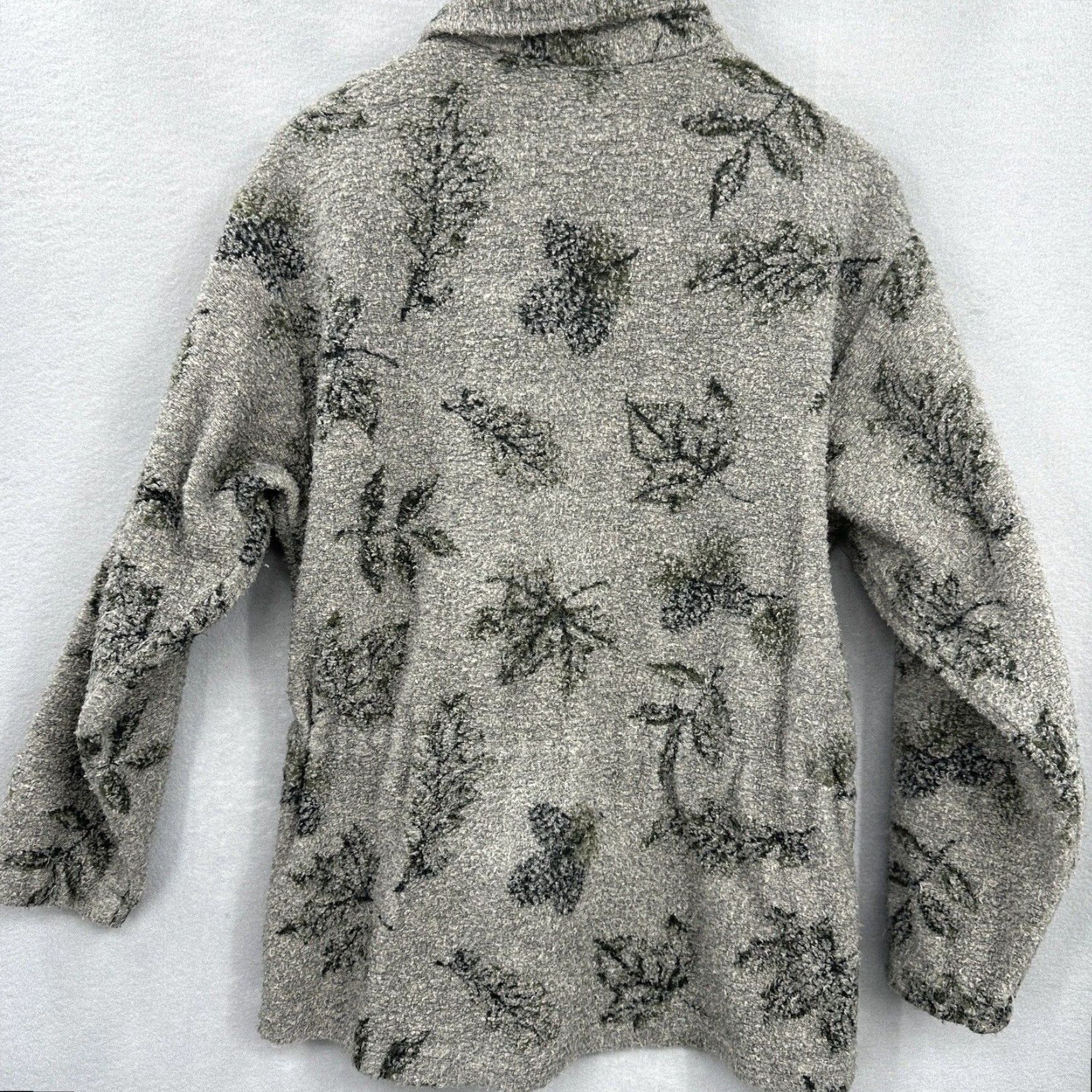 Vintage Vintage Snow Lion Jacket Womens Medium Fleece Zip Floral Bohemian 90s Fall Leaves Size M / US 6-8 / IT 42-44 - 6 Thumbnail