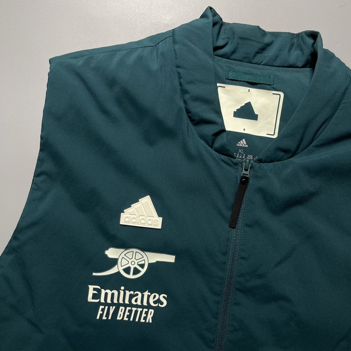 Nike × Vintage ARSENAL ADIDAS 2023/2024 FOOTBALL PRE MATCH TRAINING VEST Size US XL / EU 56 / 4 - 4 Thumbnail