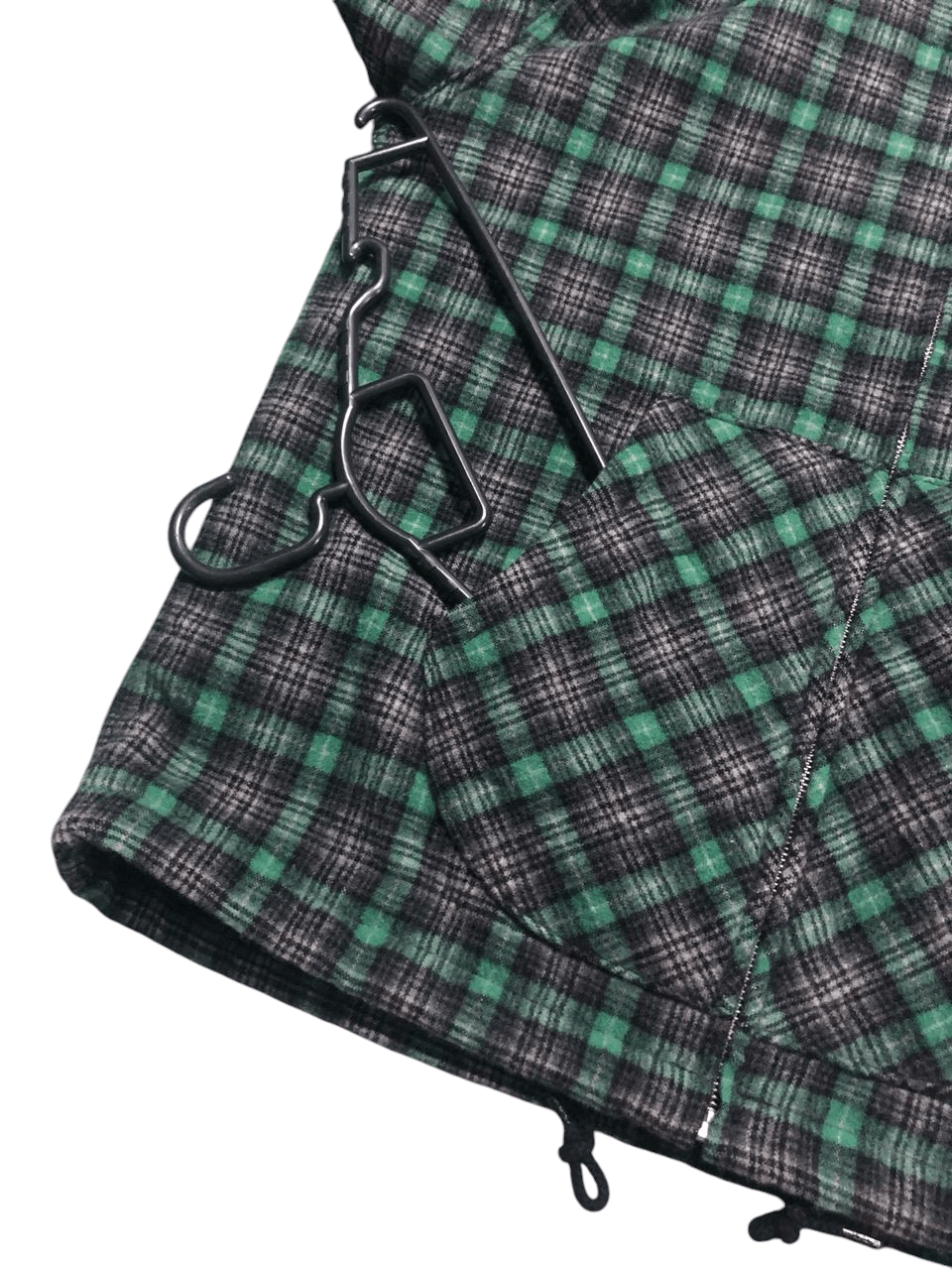 Japanese Brand Vintage Cootie Production Plaid Hooded Zipper Jacket Wool Size US M / EU 48-50 / 2 - 10 Thumbnail
