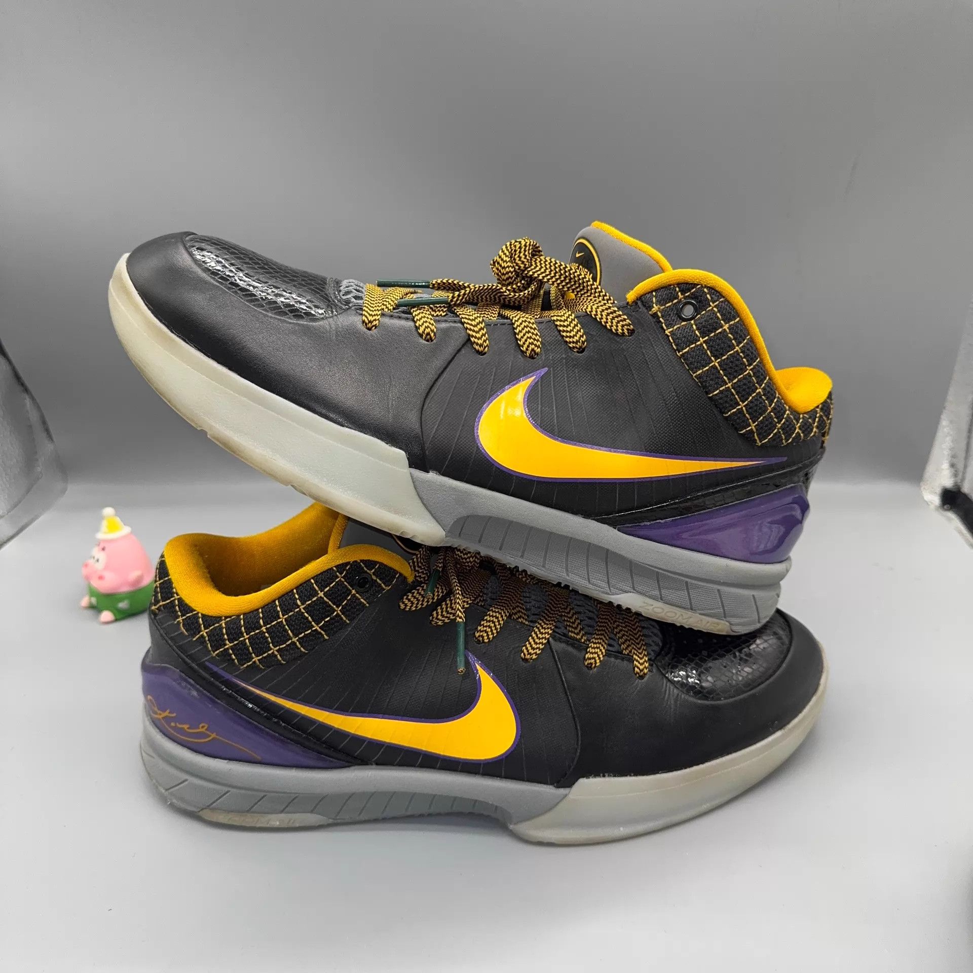 Nike Nike Kobe 4 'Carpe Diem' Black/Yellow 43 Size US 10 / EU 43 - 6 Thumbnail