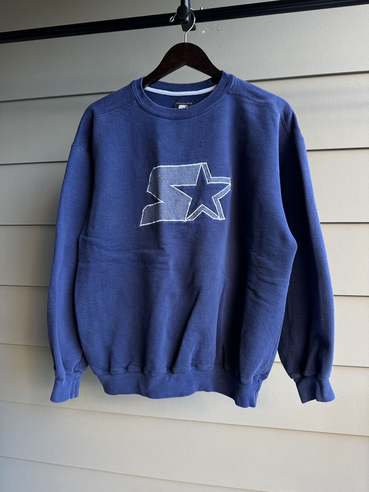 Starter Vintage STARTER Sweatshirt Big Logo Embroidery USA made Size US L / EU 52-54 / 3 - 4 Thumbnail