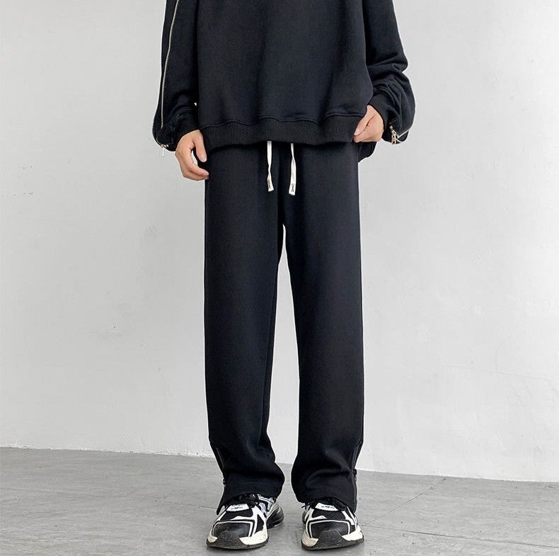 Japanese Brand × Jean Black Sweatpants Men's Fashion Size US 26 / EU 42 - 2 Thumbnail