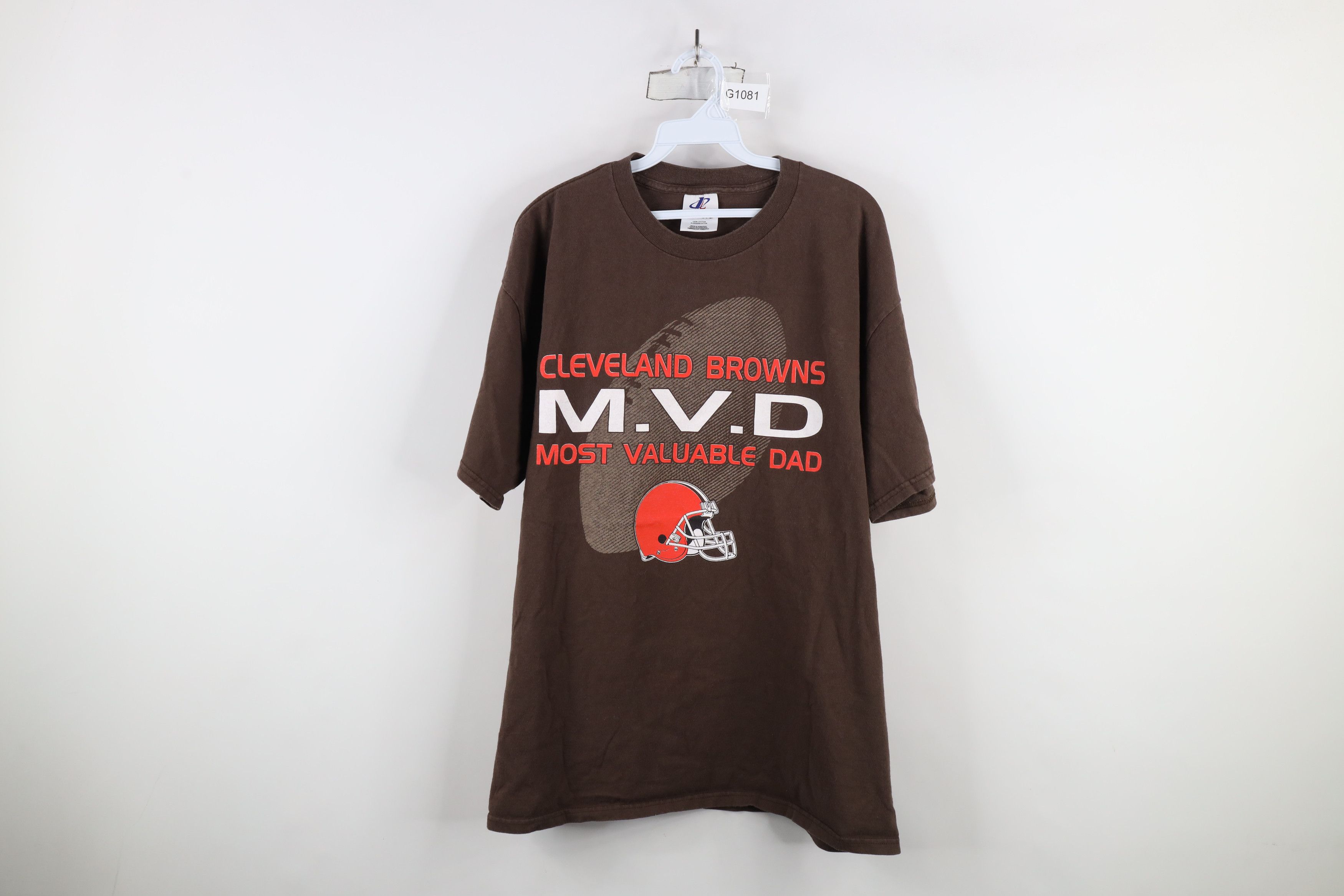 Vintage Vintage 90s Browns Football Most Valuable Dad T-Shirt Size US XL / EU 56 / 4 - 1 Thumbnail