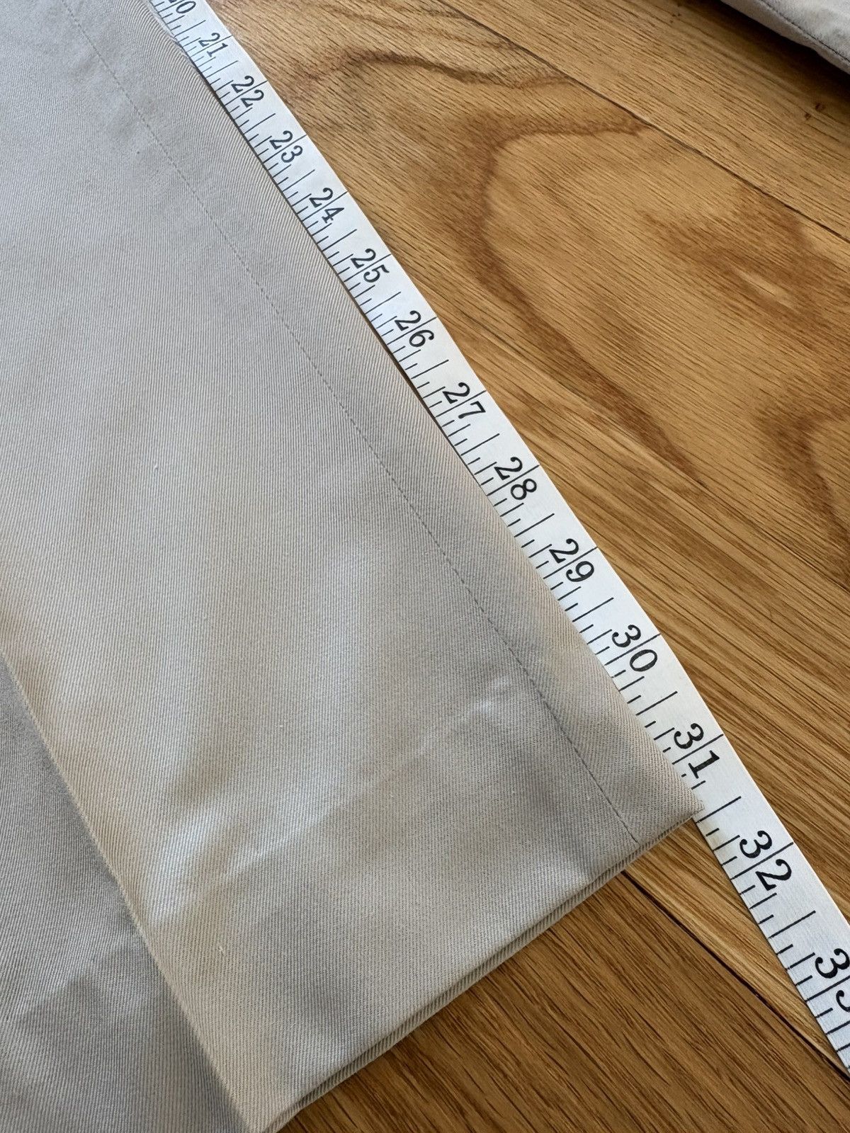 Lacoste Chemise Lacoste Vintage 80s 90s Ivory Tan Chinos Golf 36x31 Size US 36 / EU 52 - 15 Thumbnail