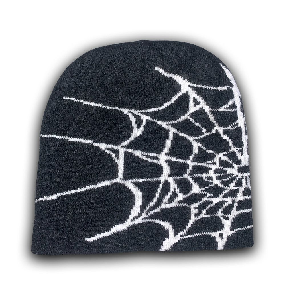 Japanese Brand × Streetwear × Vintage Black Spider Web Y2K
