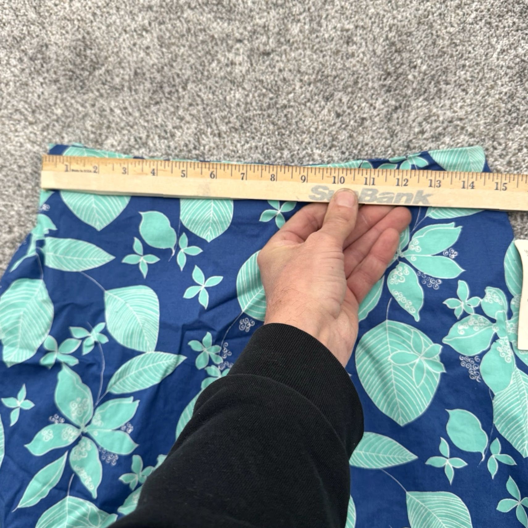 Vintage VINTAGE 90s Skirt Sz 14 Tropical Hawaiian Floral Coastal Beachy Cottagecore USA Size 36" / US 14 / IT 50 - 4 Thumbnail