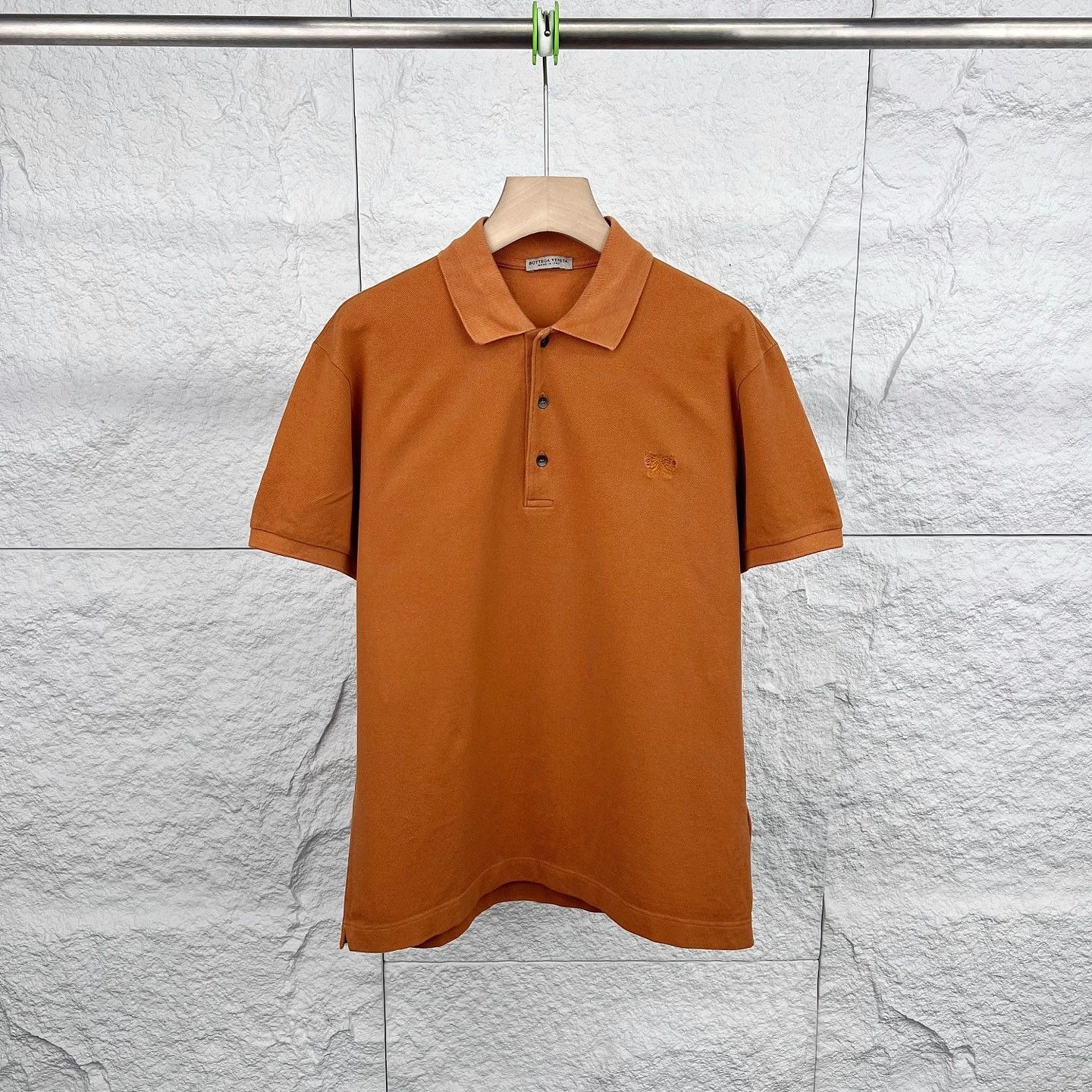 Bottega Veneta Bottega Veneta Embroidered Logo Polo Shirt Size M Size US M / EU 48-50 / 2 - 1 Thumbnail