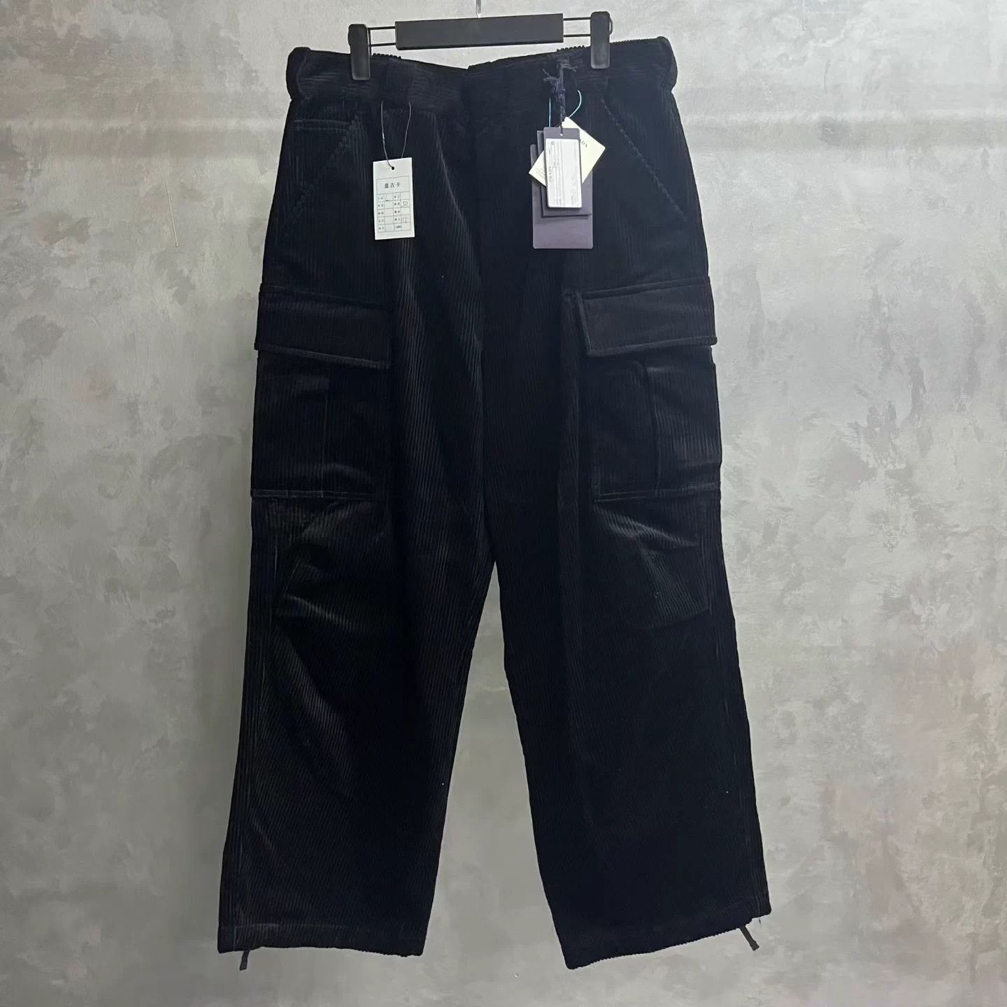 Prada Prada Black Metal Triangle Logo Casual Straight Pants L Size US 40 / EU 56 - 1 Thumbnail