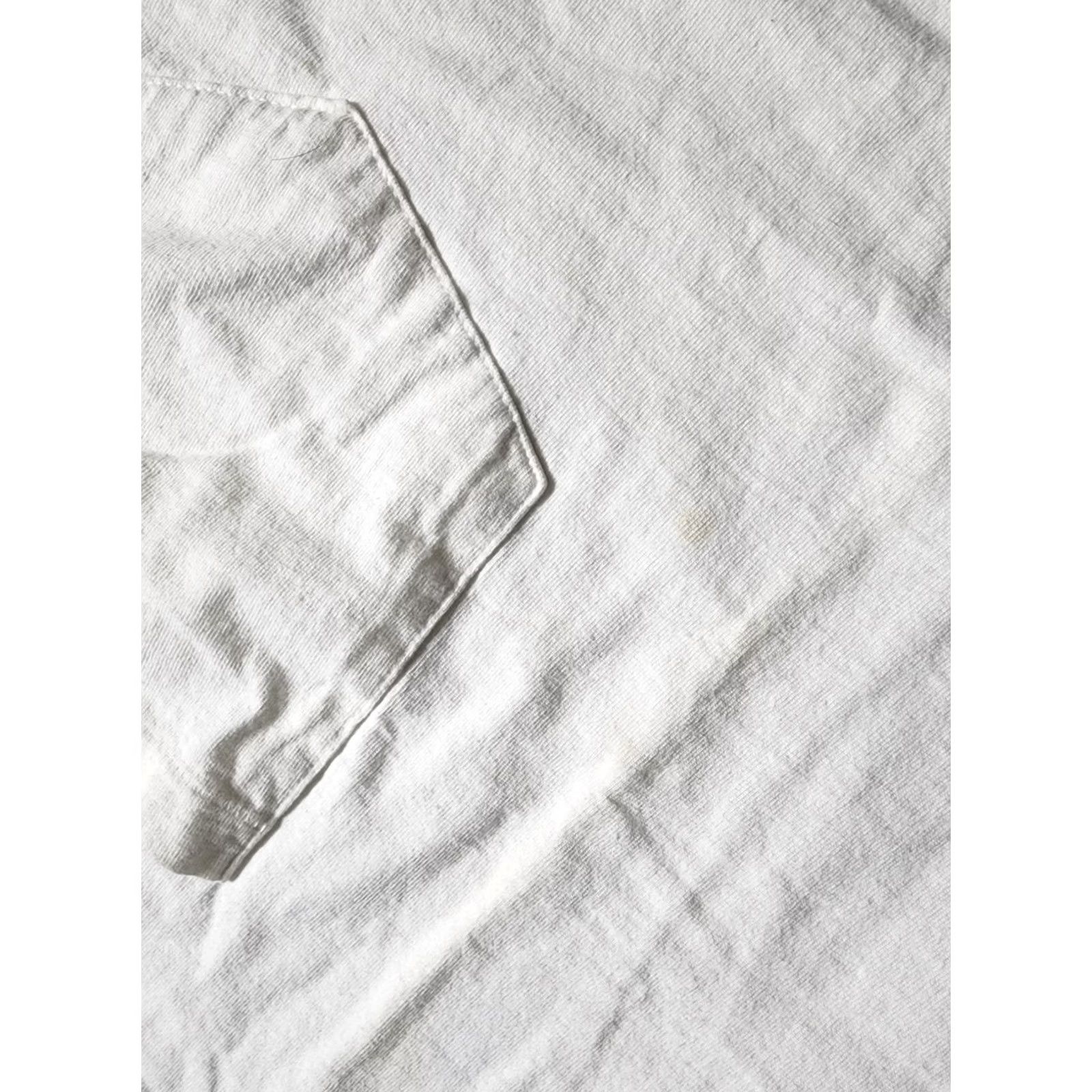Vintage VINTAGE Beach Bound Plus Sized T-Shirt Cover Up Dress Short Sleeve White Pockets 1990s Womens Menaces? Size ONE SIZE - 6 Thumbnail