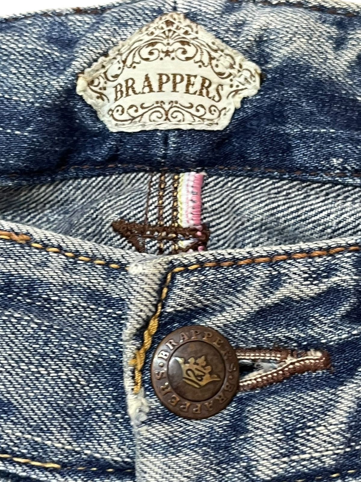 Beauty Beast × Yasuyuki Ishii Vintage Brappers Flare Bootcut Unique Design Denim Size US 29 - 6 Thumbnail