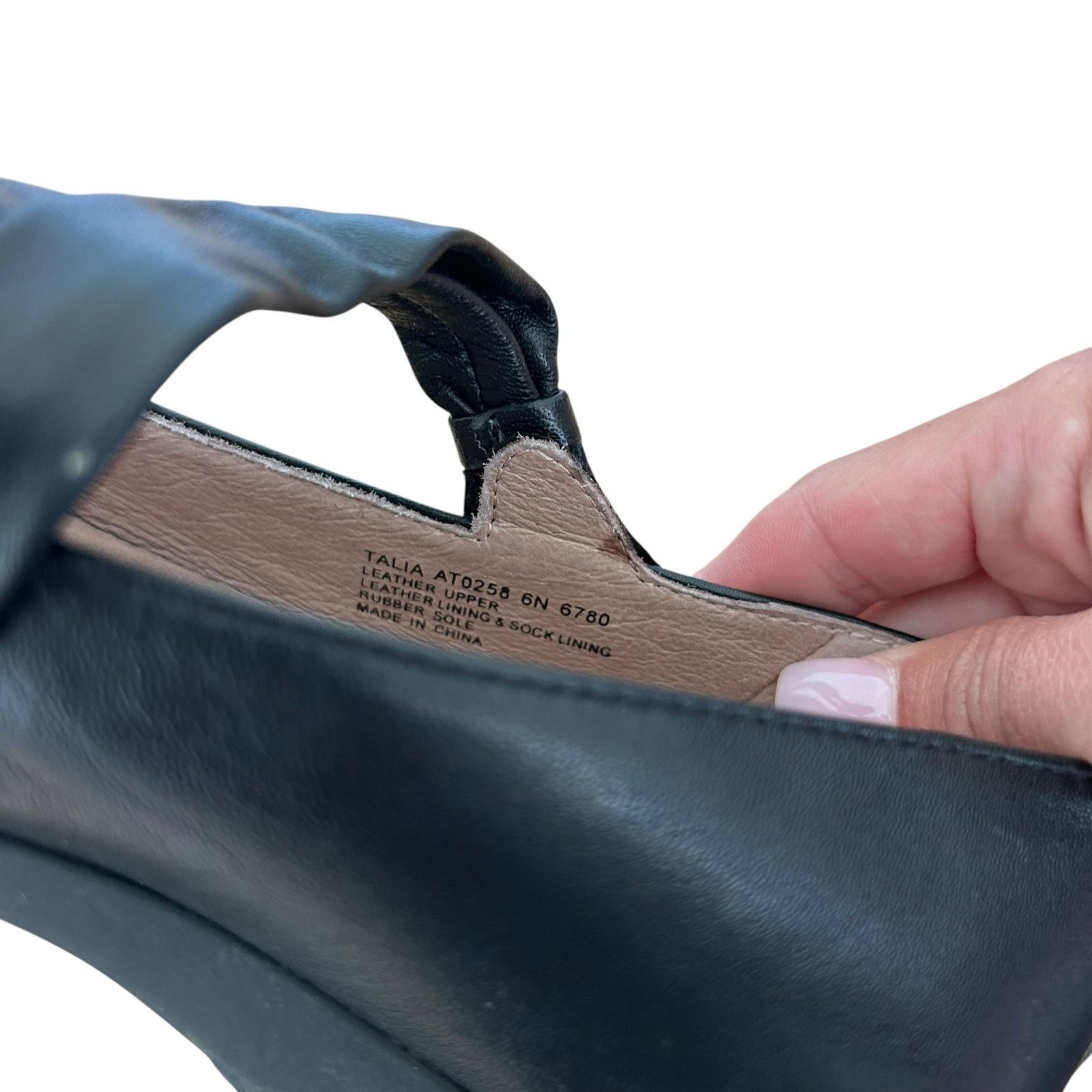Other Abeo Talia Black Leather Ballet Flats Sz 6 Size US 6 / IT 36 - 7 Thumbnail