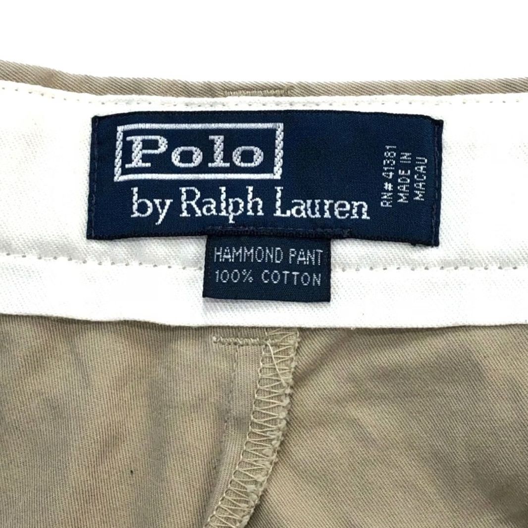 Ralph Lauren VINTAGE Ralph Lauren POLO HAMMOND PANT Two-Pleat Chino Pants W34 Mens Regular Beige Size US S / EU 44-46 / 1 - 3 Thumbnail