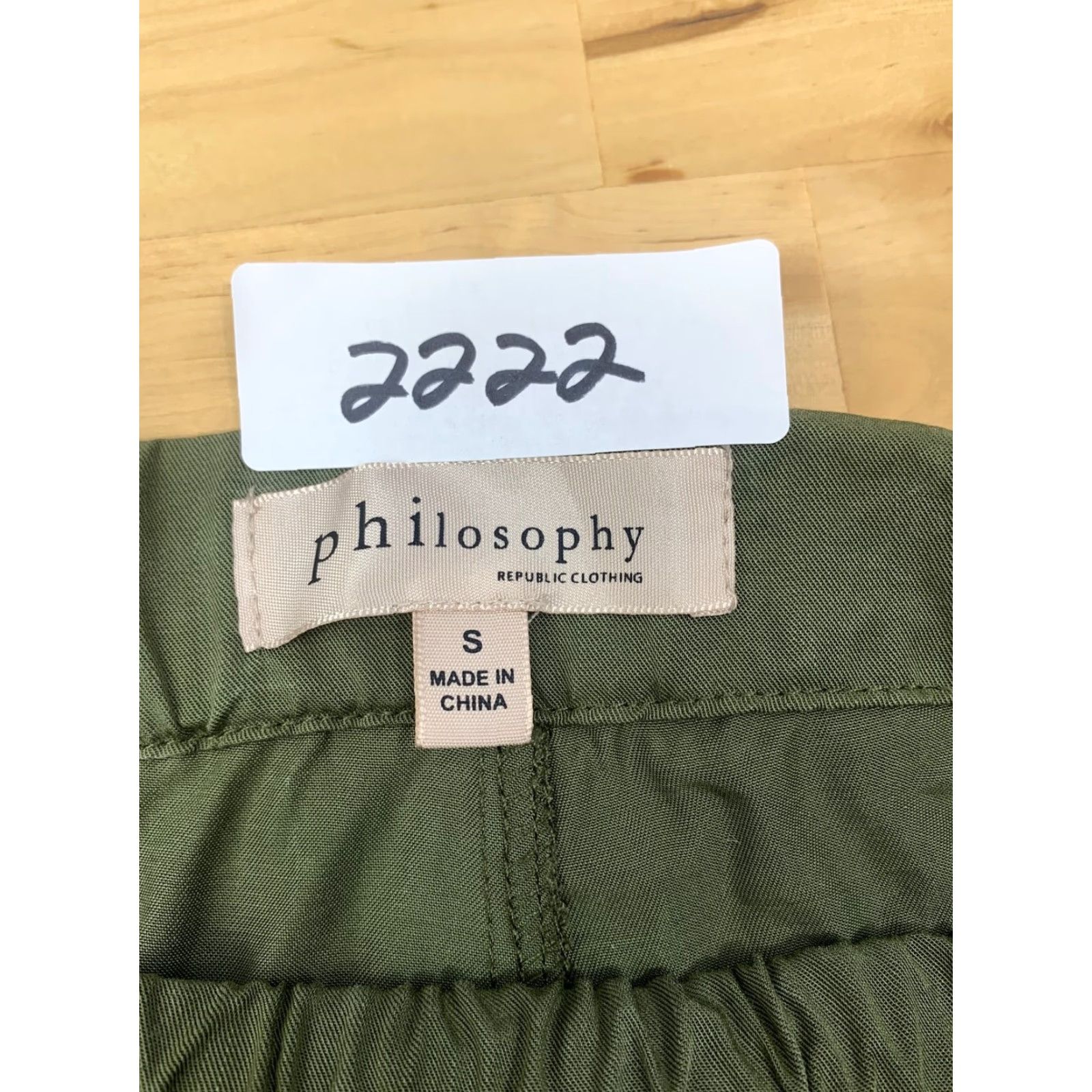 Vintage Philosophy Olive Green Jogger Pants Size S Size 28" / US 6 / IT 42 - 3 Thumbnail