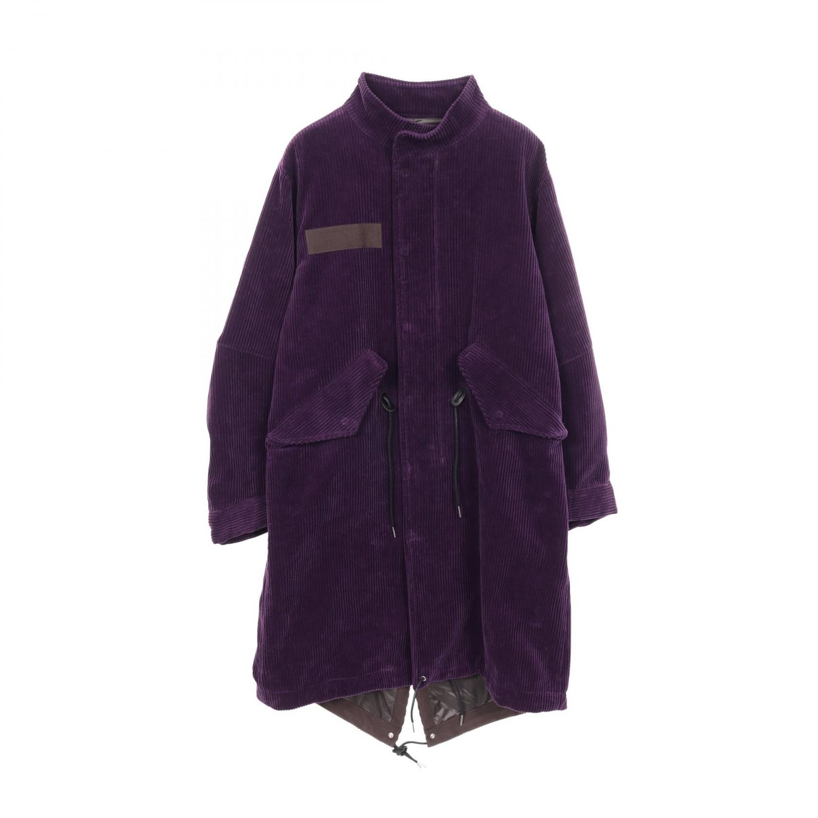 Sacai Sacai Sacai Corduroy Cotton Coat Textile Outerwear 24-03487M DUTY FREE for USA Size ONE SIZE - 1 Thumbnail