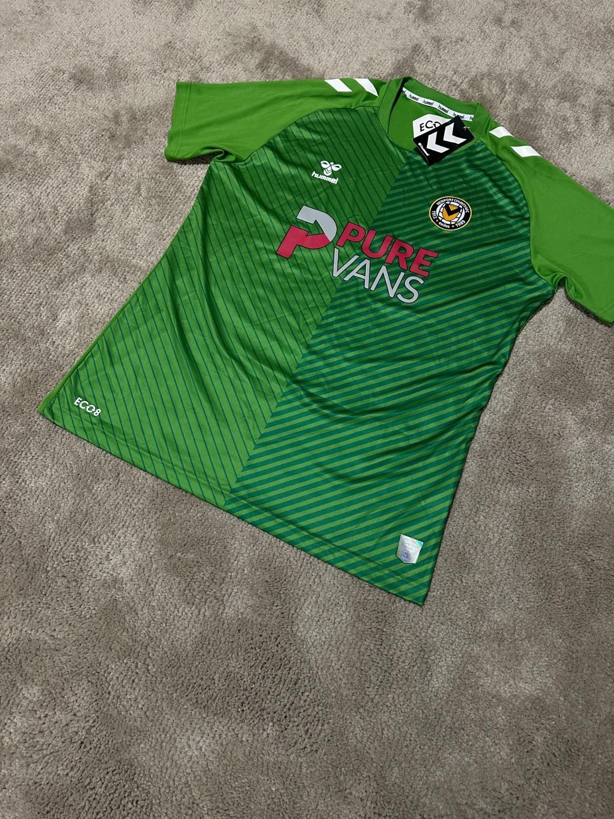 Hummel 2022-23 Newport County Goalkeeper Shirt Football Jersey Size US XL / EU 56 / 4 - 3 Thumbnail