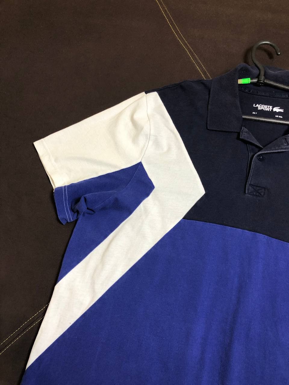Lacoste LACOSTE Mens Polo Shirt Spotted Cotton Size US XXL / EU 58 / 5 - 2 Thumbnail