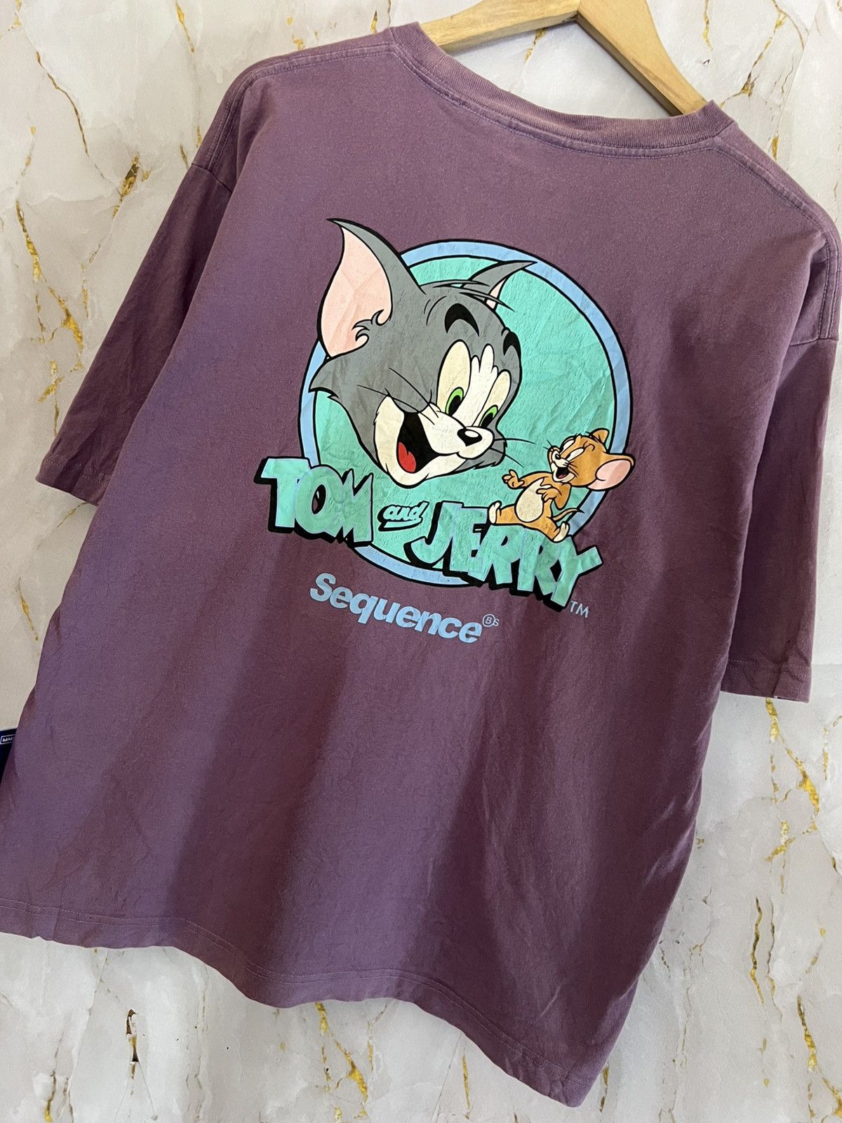 Cartoon Network Tom & Jerry Big Graphic Shirt – Rare SQNC Cartoon Streetwear Size US M / EU 48-50 / 2 - 6 Thumbnail
