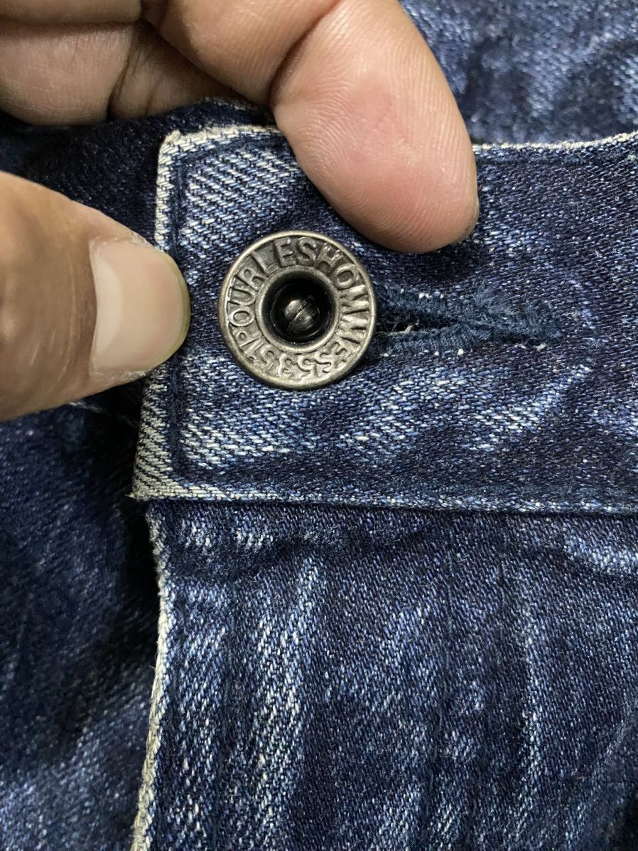 5351 POUR LES HOMMES × Japanese Brand Flared🔥5351 Pour Les Hommes Distressed Denim Boot Cut @210 Size US 31 - 4 Thumbnail