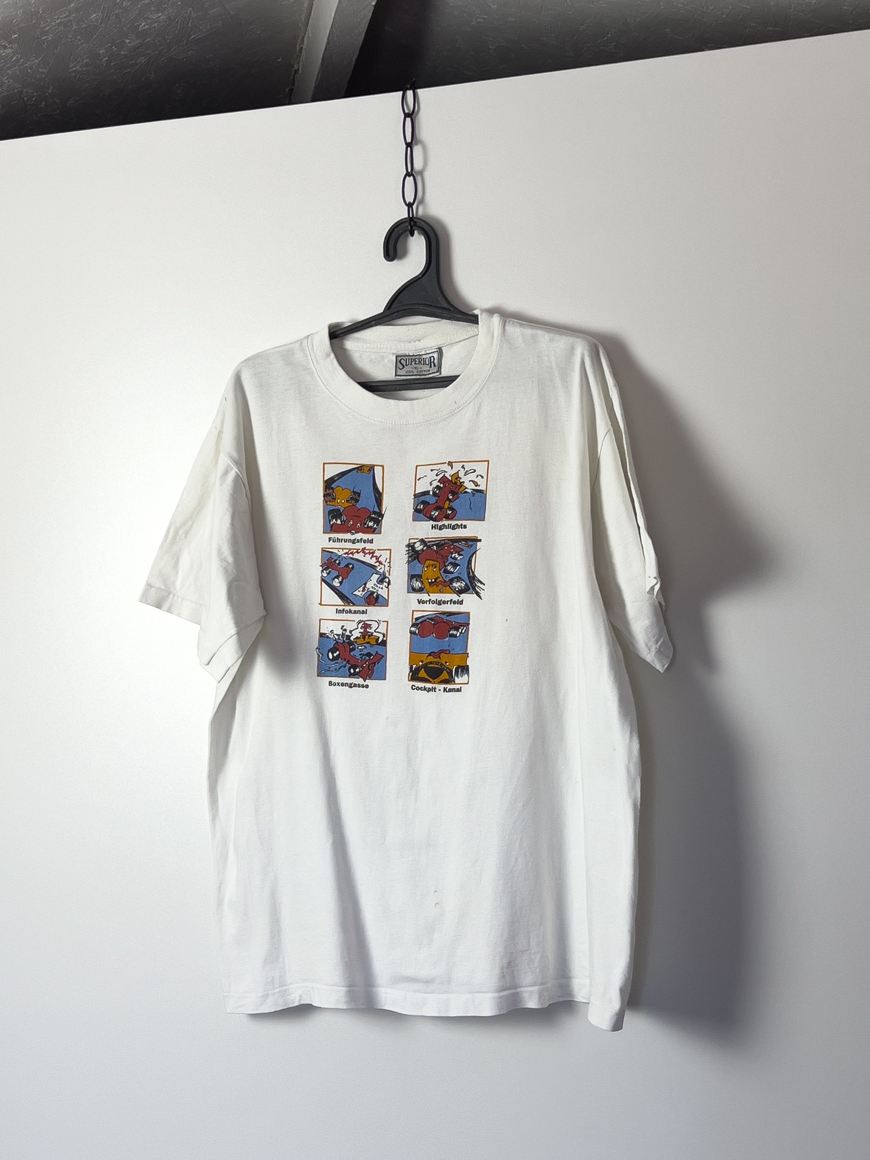 Formula 1 Superior x Premiere World – Formel1 Multichannel Vintage tee Size US XL / EU 56 / 4 - 1 Thumbnail